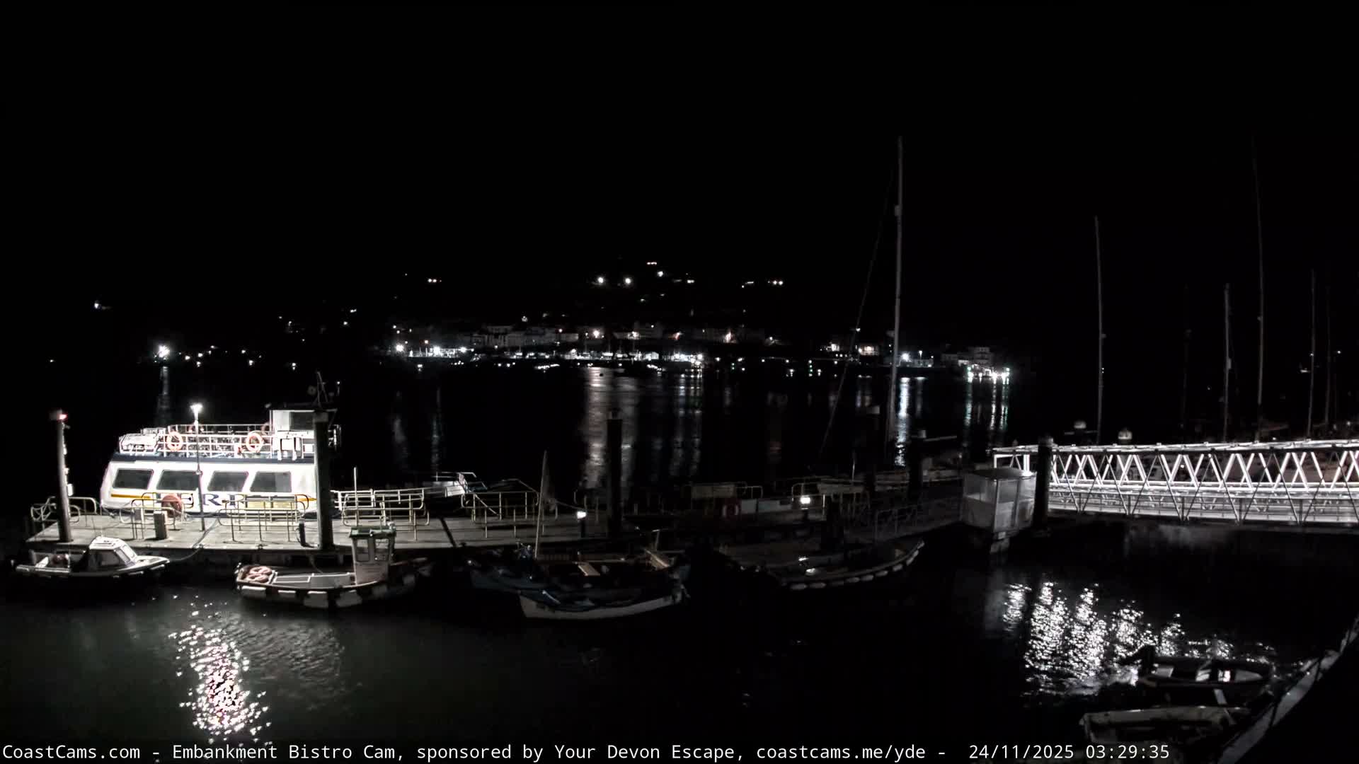 Dartmouth North Ferry Terminal & Pontoon Live Cam - South Hams, Devon, South West, England, United Kingdom