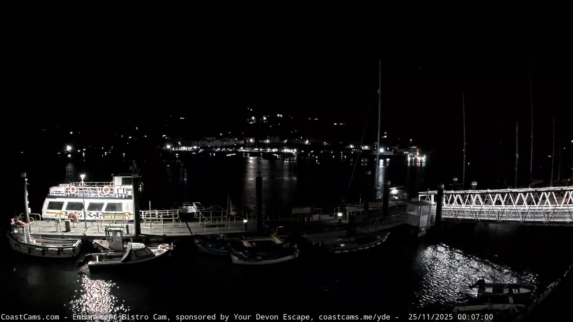 Dartmouth North Ferry Terminal & Pontoon Live Cam - South Hams, Devon, South West, England, United Kingdom