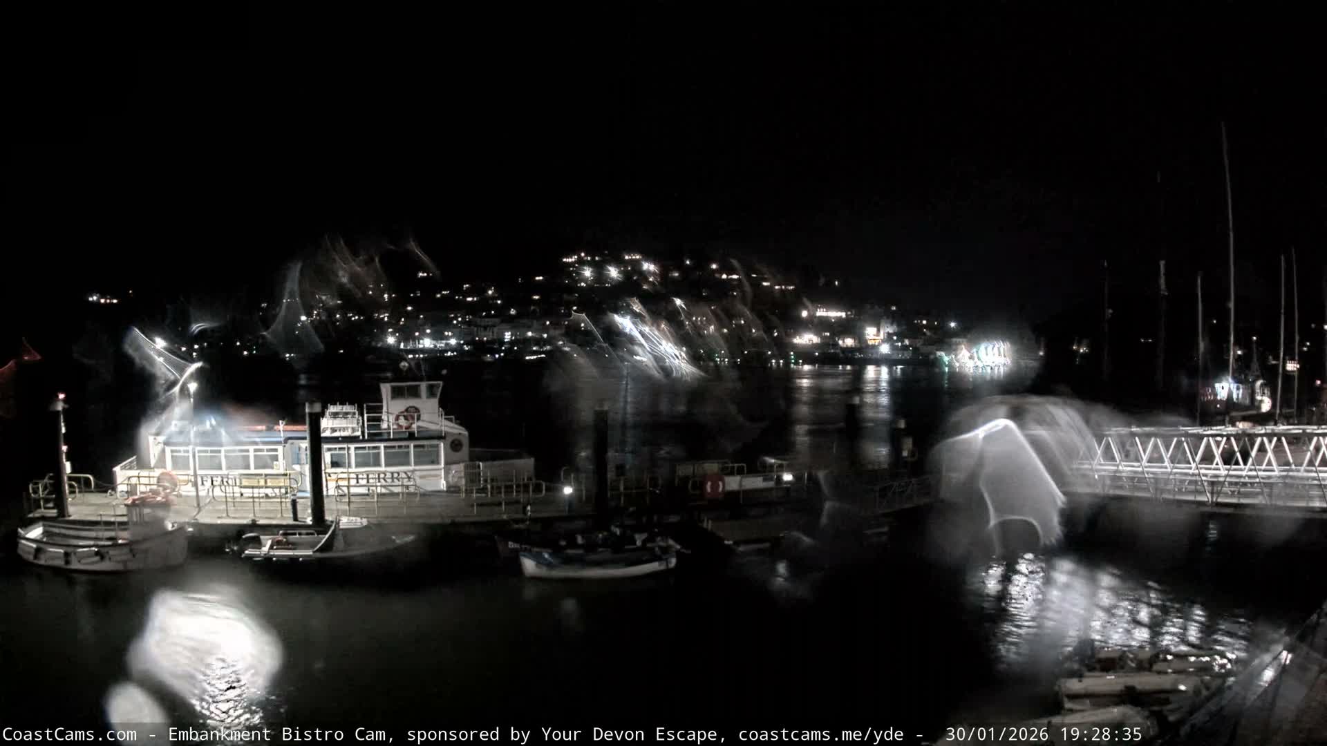 Dartmouth North Ferry Terminal & Pontoon Live Cam - South Hams, Devon, South West, England, United Kingdom