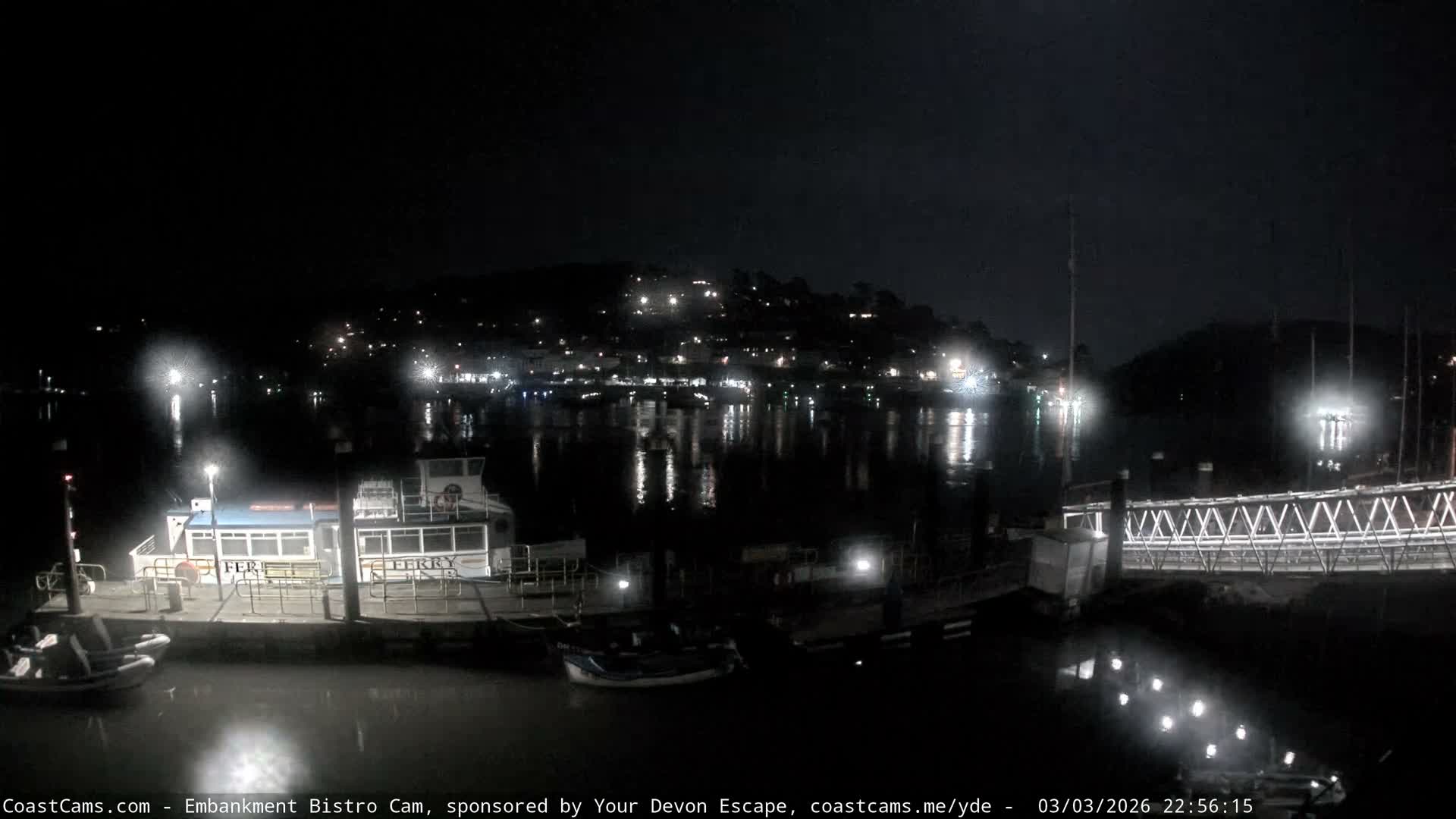 Dartmouth North Ferry Terminal & Pontoon Live Cam - South Hams, Devon, South West, England, United Kingdom
