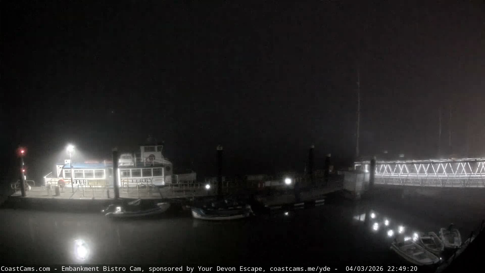 Dartmouth North Ferry Terminal & Pontoon Live Cam - South Hams, Devon, South West, England, United Kingdom
