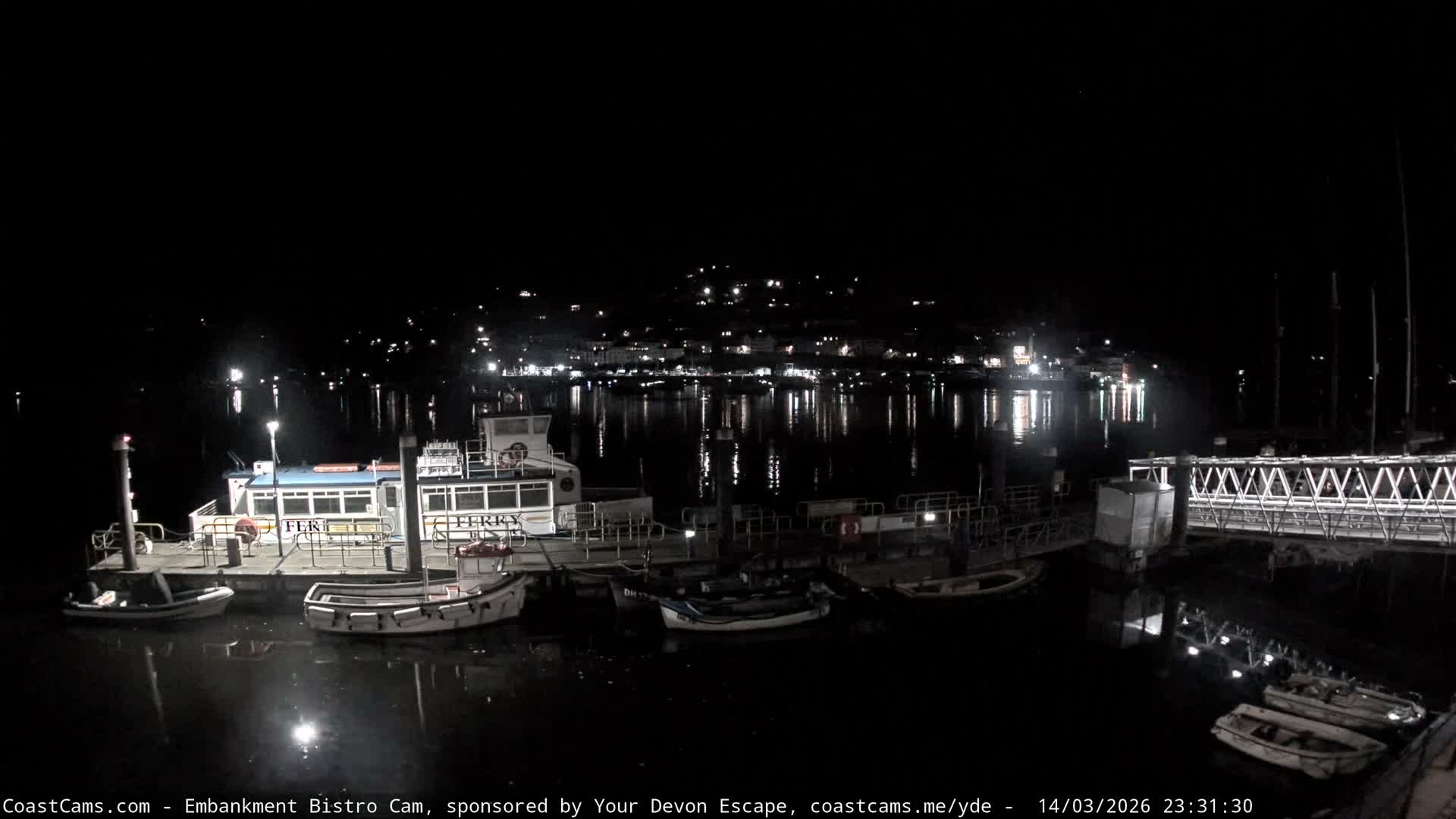 Dartmouth North Ferry Terminal & Pontoon Live Cam - South Hams, Devon, South West, England, United Kingdom