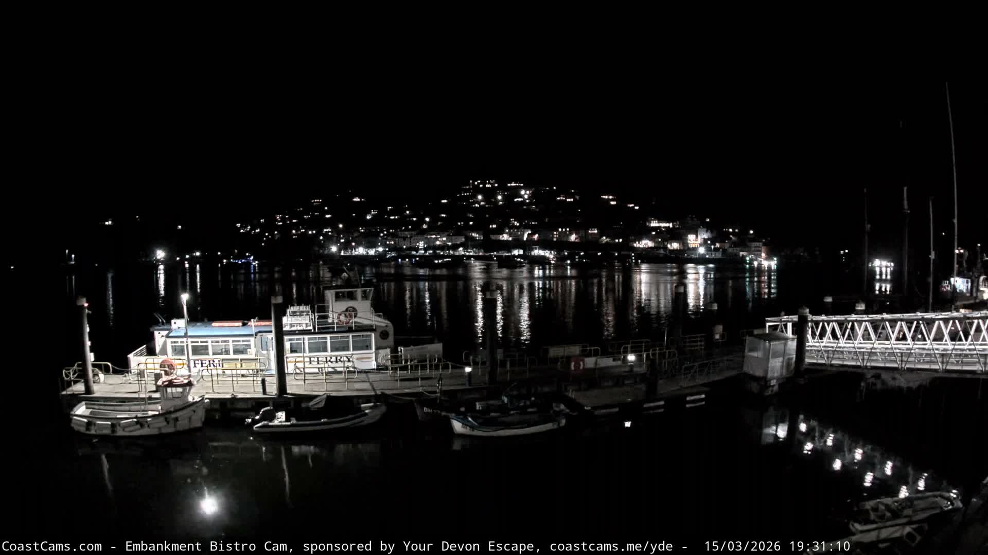 Dartmouth North Ferry Terminal & Pontoon Live Cam - South Hams, Devon, South West, England, United Kingdom