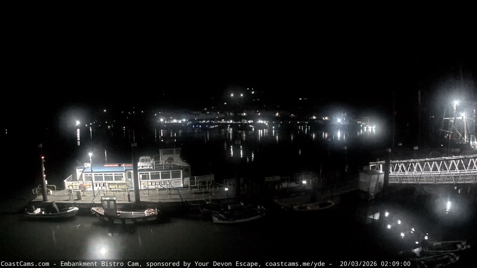 Dartmouth North Ferry Terminal & Pontoon Live Cam - South Hams, Devon, South West, England, United Kingdom