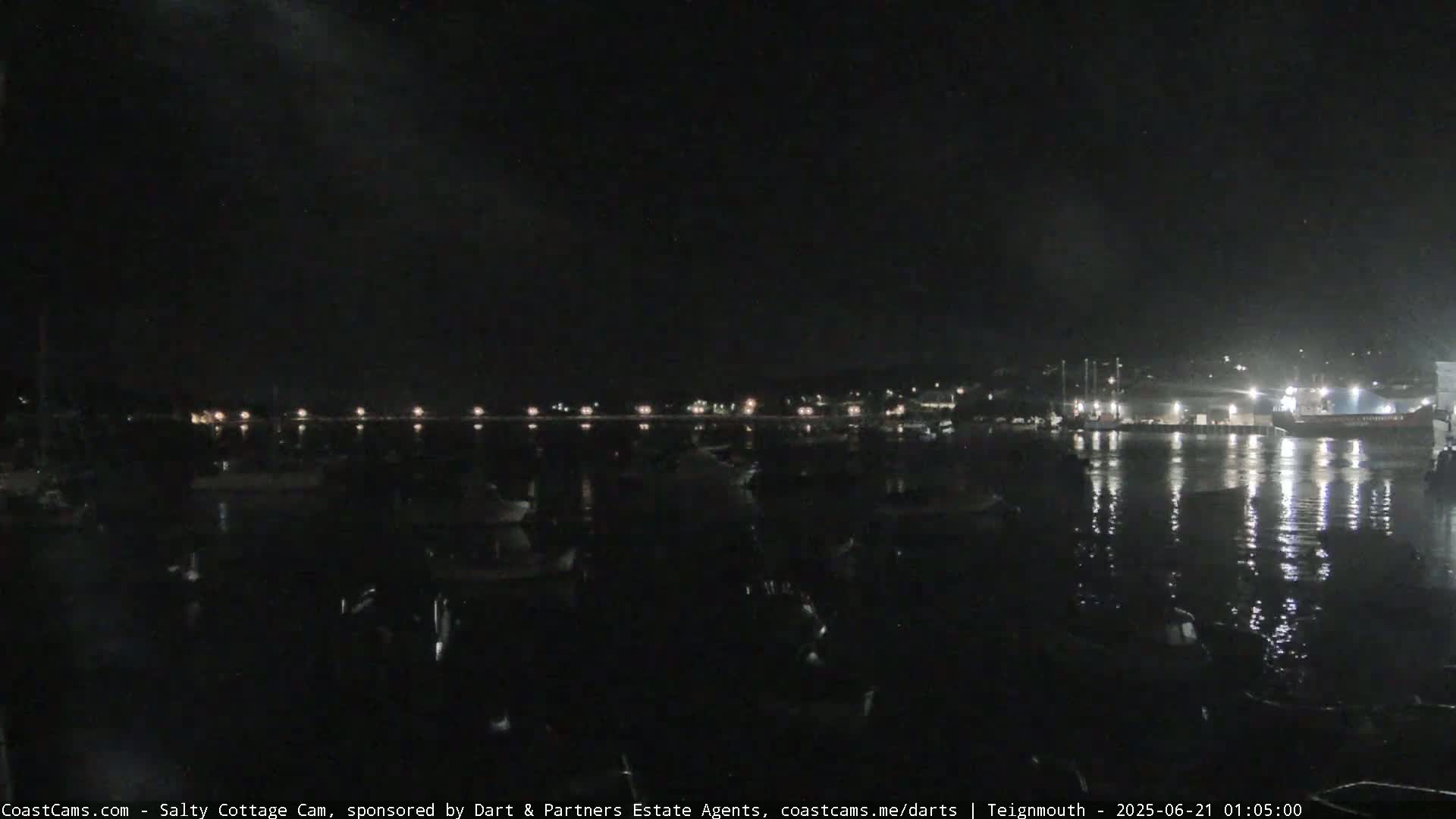Teignmouth Marine, Teign River & Shalton Village Live Cam - Teignbridge, Devon, South West, England, United Kingdom