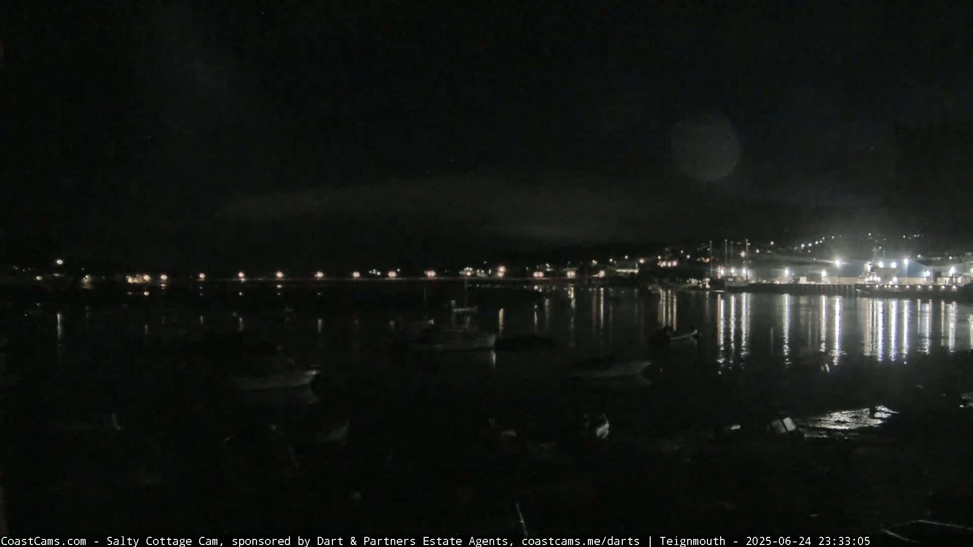 Teignmouth Marine, Teign River & Shalton Village Live Cam - Teignbridge, Devon, South West, England, United Kingdom