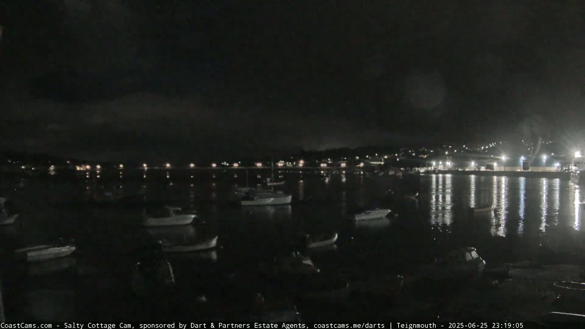 Teignmouth Marine, Teign River & Shalton Village Live Cam - Teignbridge, Devon, South West, England, United Kingdom
