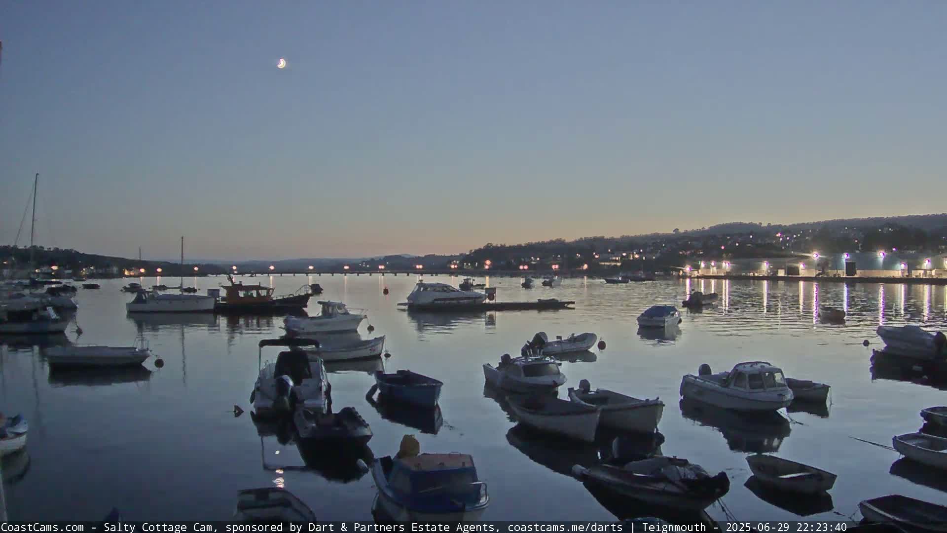 Teignmouth Marine, Teign River & Shalton Village Live Cam - Teignbridge, Devon, South West, England, United Kingdom