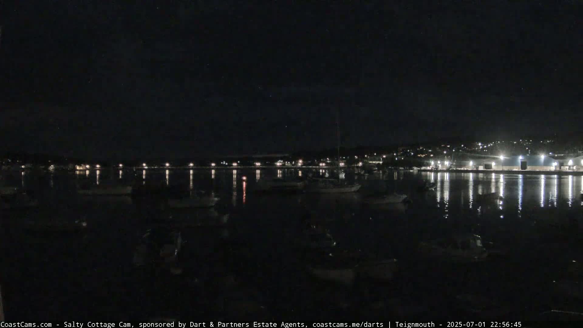 Teignmouth Marine, Teign River & Shalton Village Live Cam - Teignbridge, Devon, South West, England, United Kingdom