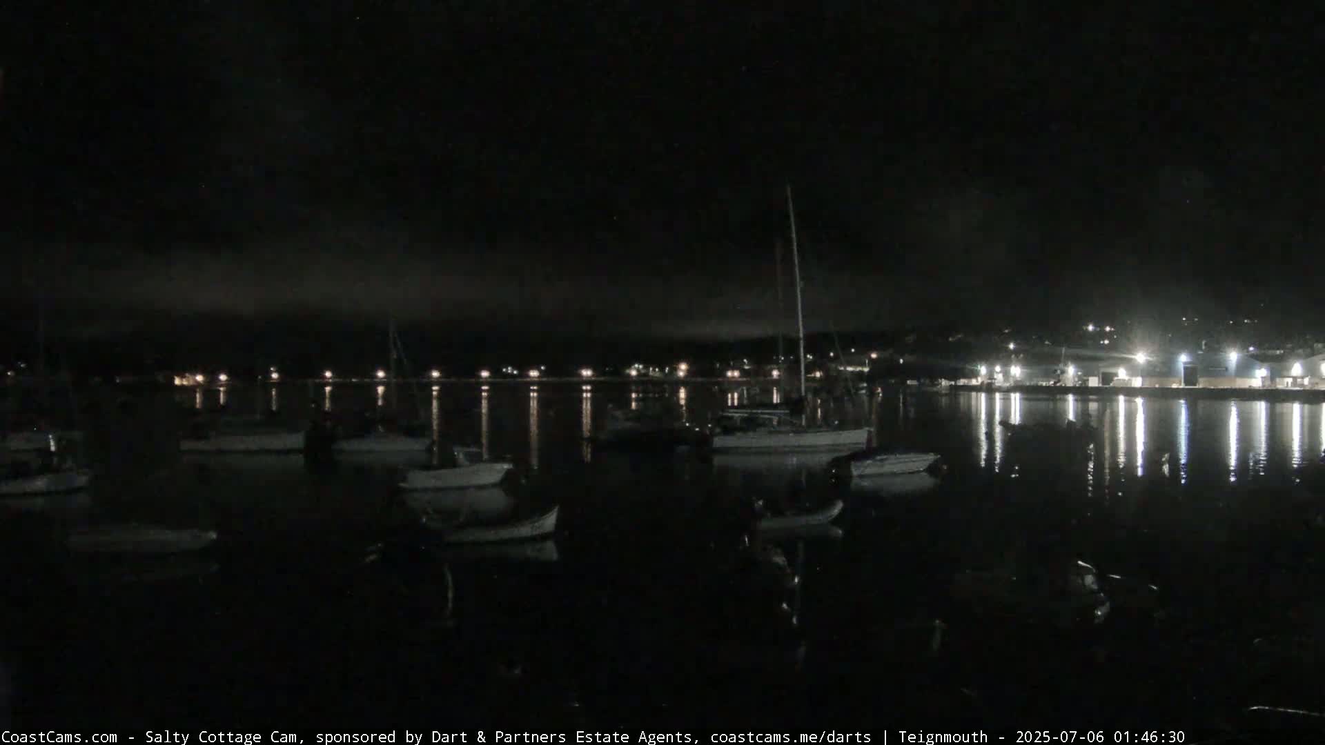 Teignmouth Marine, Teign River & Shalton Village Live Cam - Teignbridge, Devon, South West, England, United Kingdom
