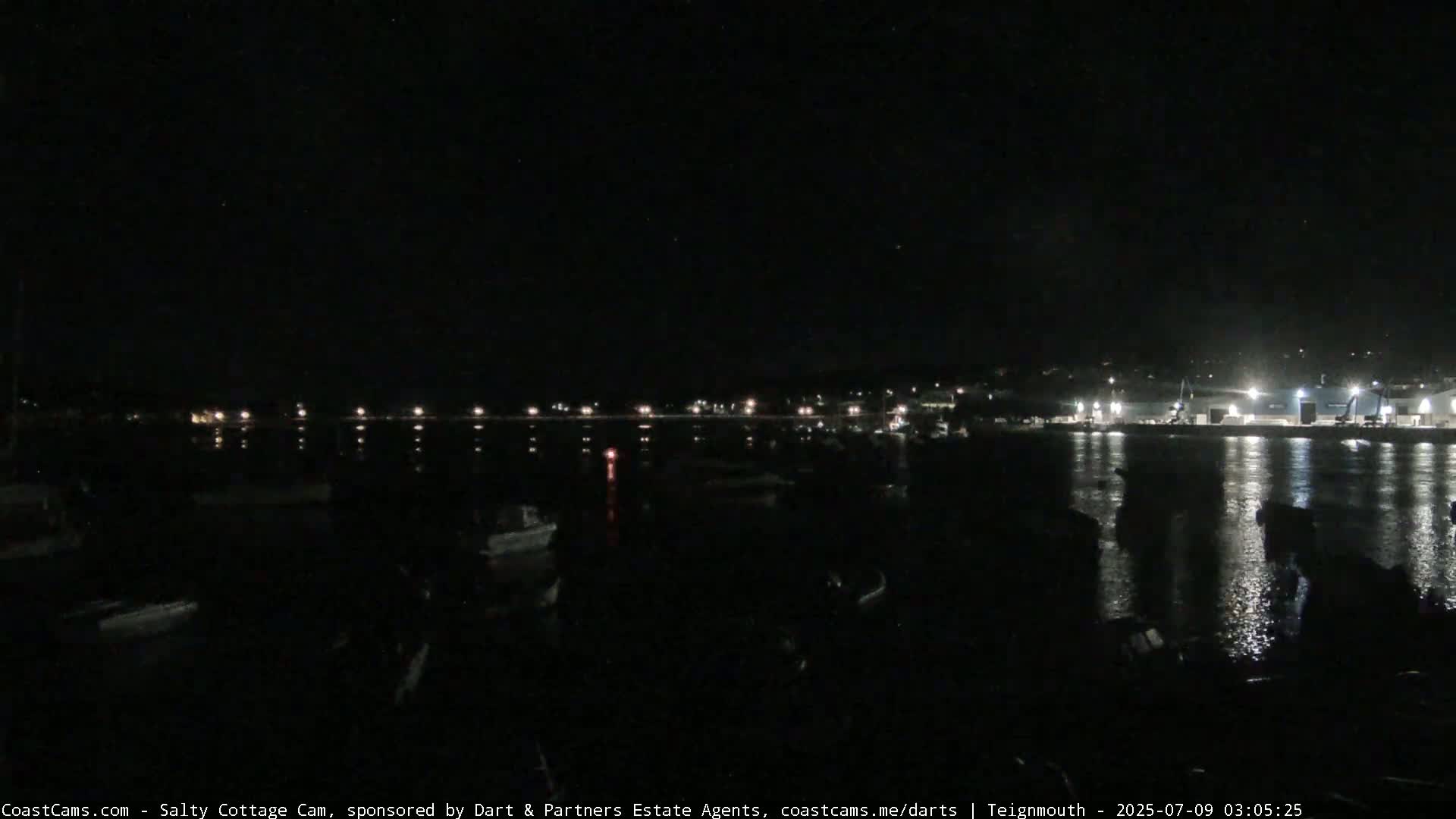 Teignmouth Marine, Teign River & Shalton Village Live Cam - Teignbridge, Devon, South West, England, United Kingdom