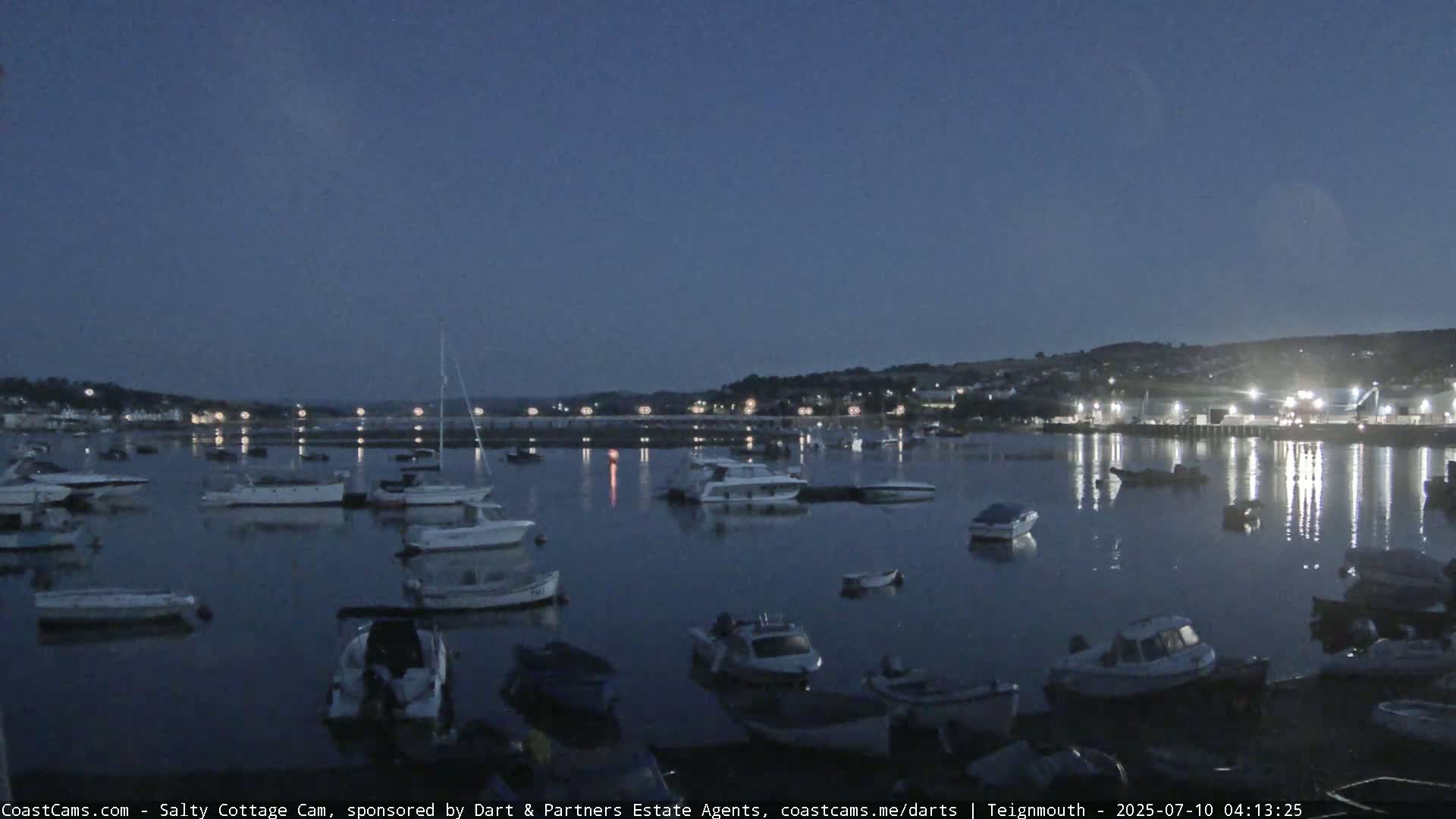 Teignmouth Marine, Teign River & Shalton Village Live Cam - Teignbridge, Devon, South West, England, United Kingdom