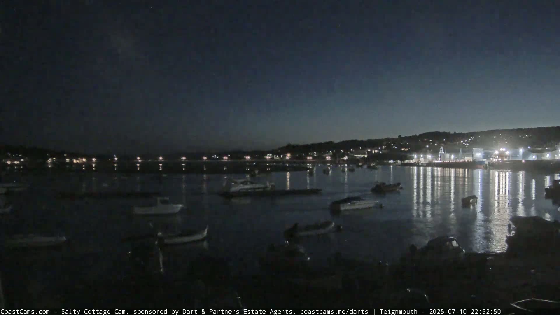 Teignmouth Marine, Teign River & Shalton Village Live Cam - Teignbridge, Devon, South West, England, United Kingdom
