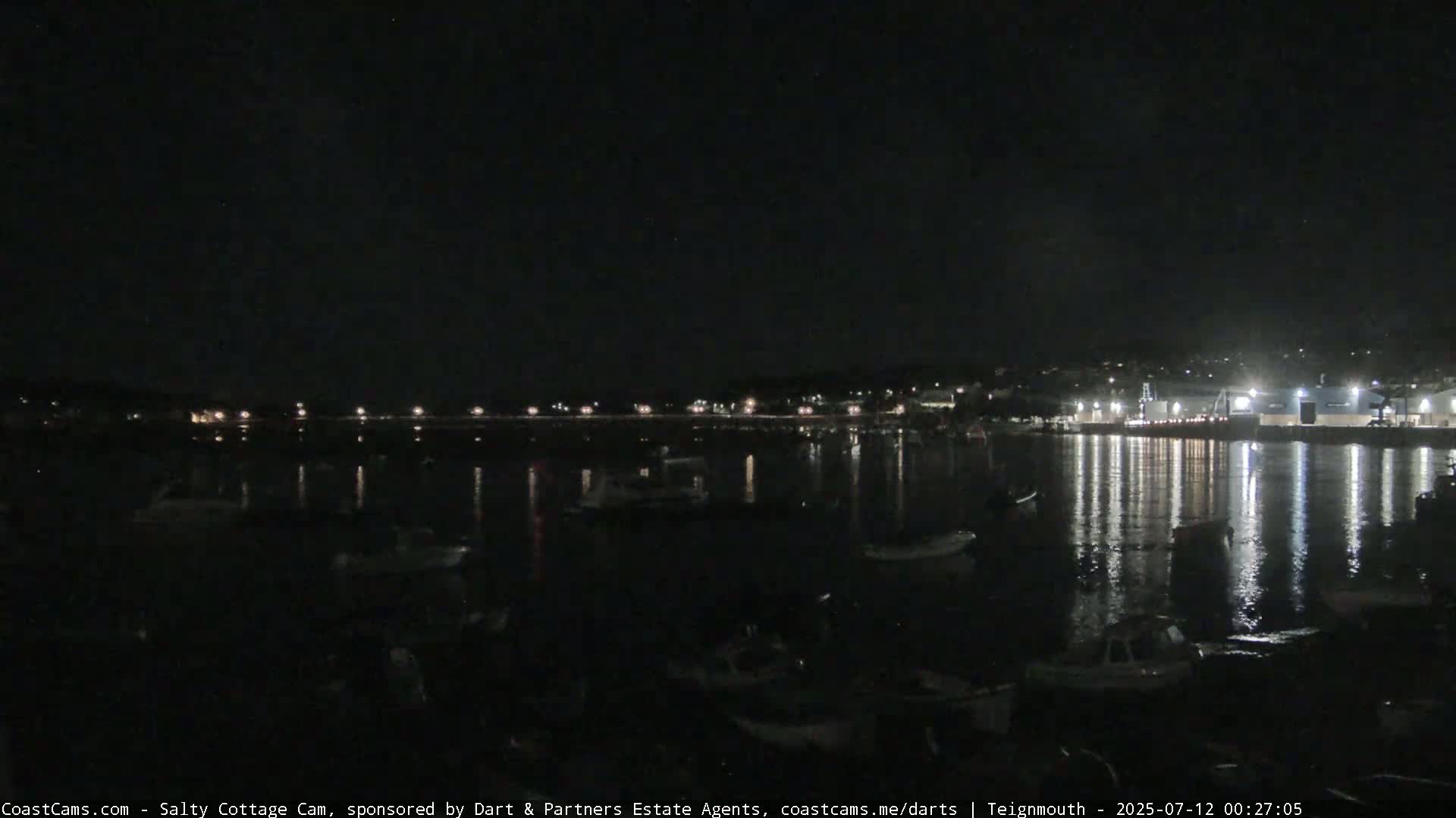 Teignmouth Marine, Teign River & Shalton Village Live Cam - Teignbridge, Devon, South West, England, United Kingdom