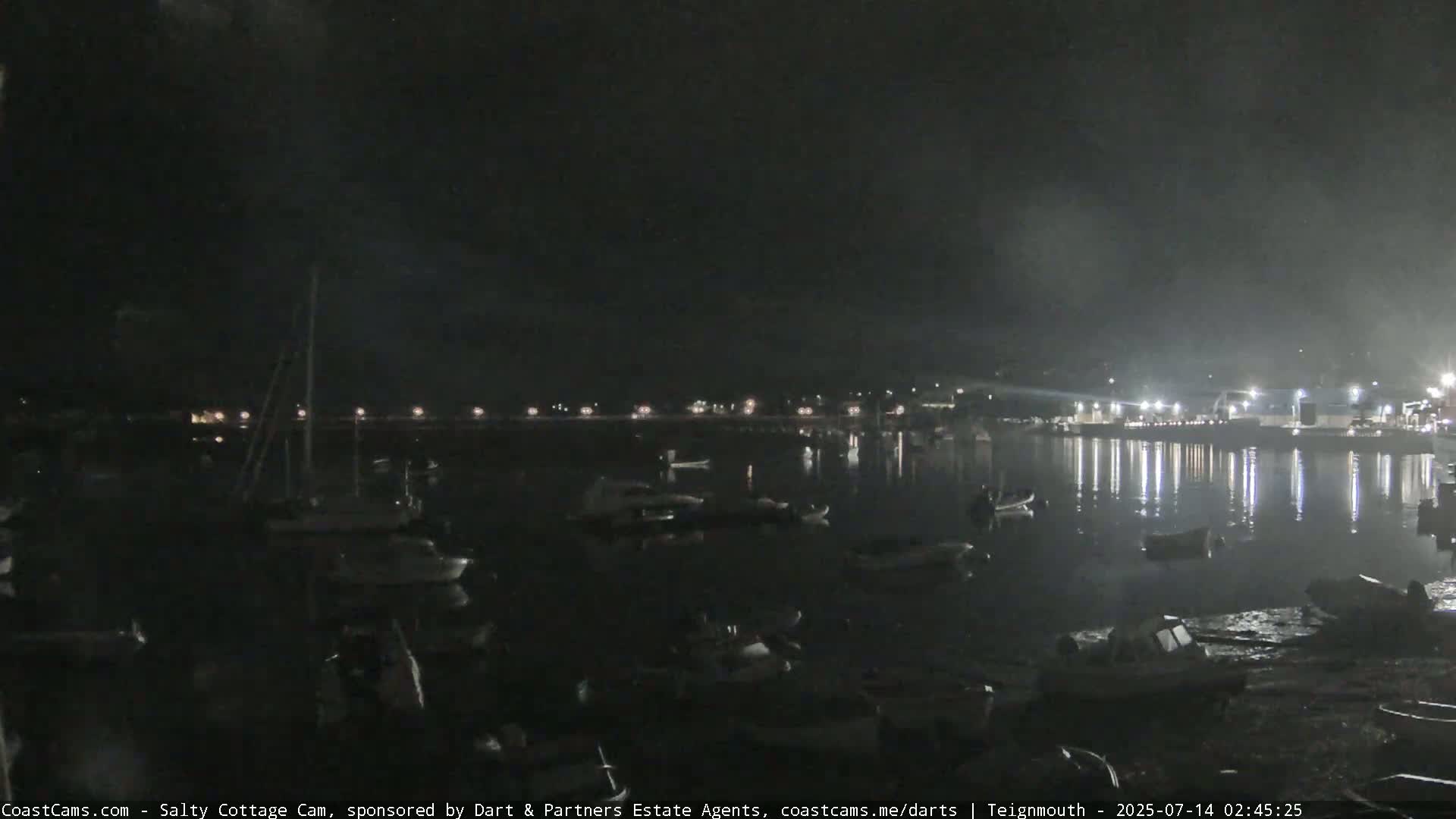 Teignmouth Marine, Teign River & Shalton Village Live Cam - Teignbridge, Devon, South West, England, United Kingdom