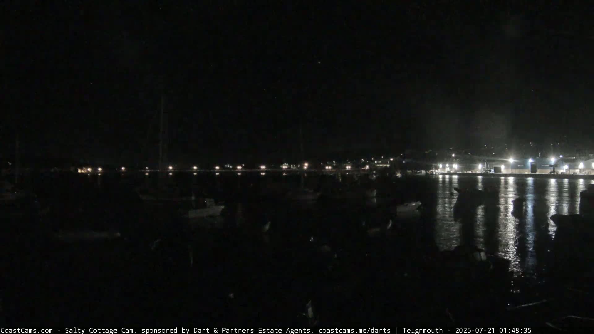 Teignmouth Marine, Teign River & Shalton Village Live Cam - Teignbridge, Devon, South West, England, United Kingdom