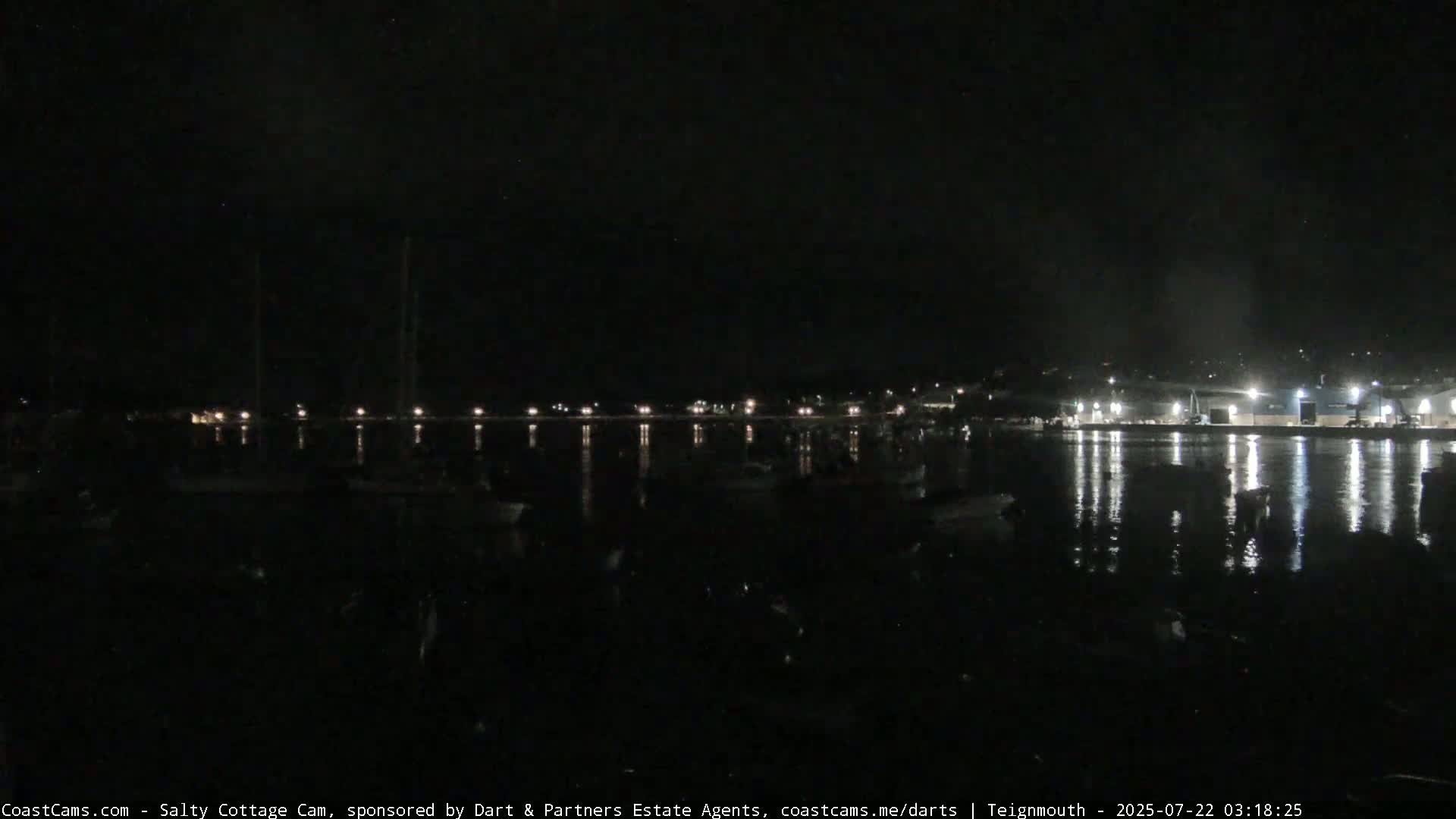 Teignmouth Marine, Teign River & Shalton Village Live Cam - Teignbridge, Devon, South West, England, United Kingdom