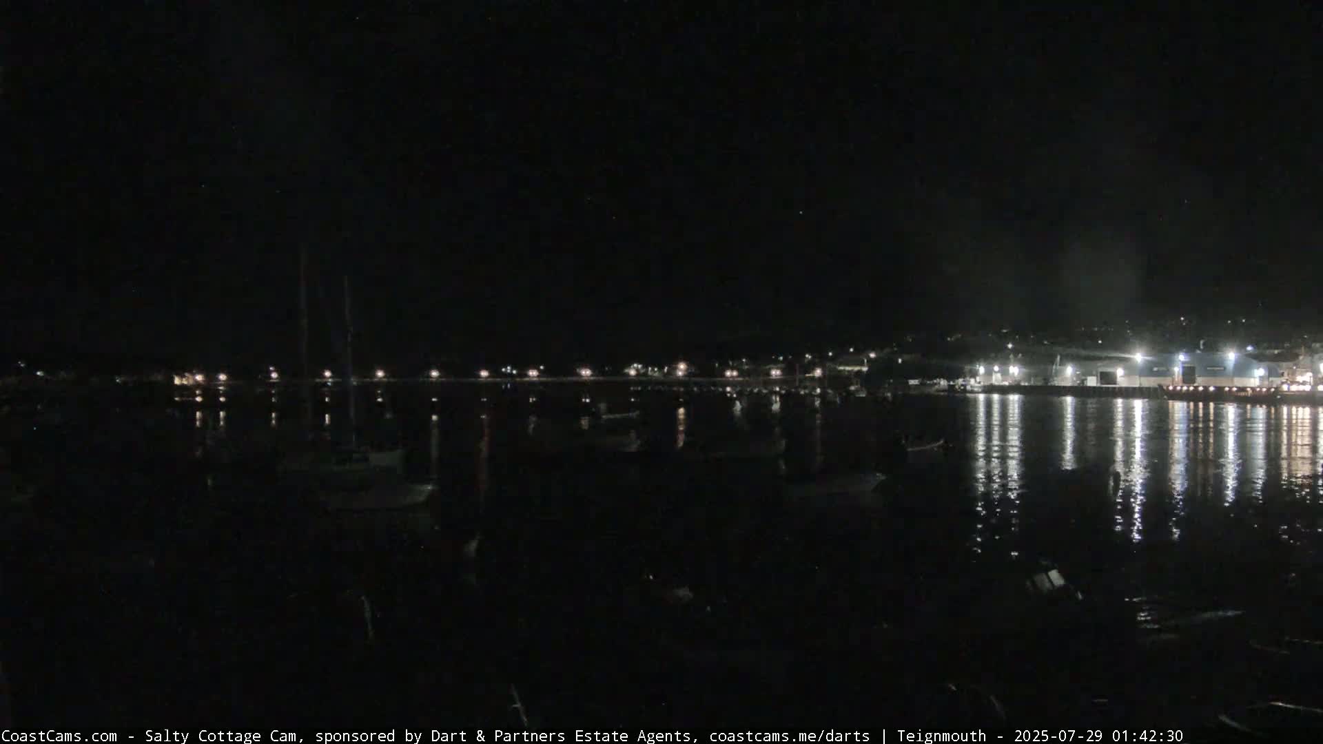 Teignmouth Marine, Teign River & Shalton Village Live Cam - Teignbridge, Devon, South West, England, United Kingdom