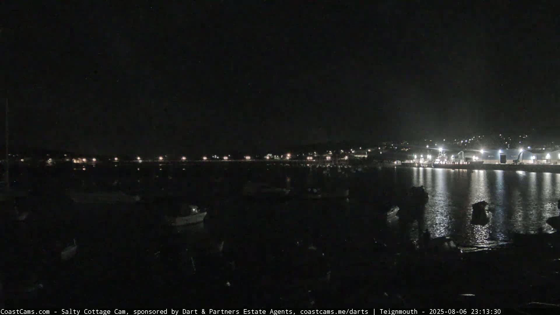 Teignmouth Marine, Teign River & Shalton Village Live Cam - Teignbridge, Devon, South West, England, United Kingdom