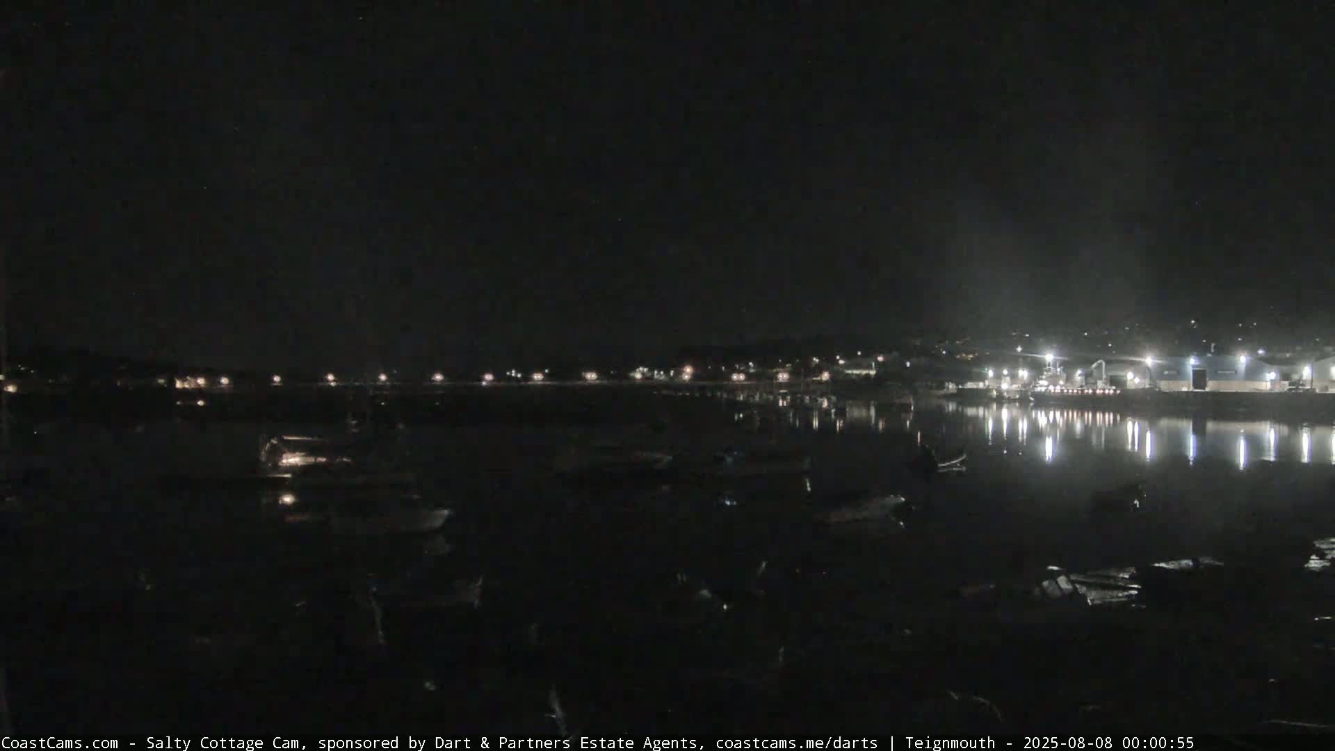 Teignmouth Marine, Teign River & Shalton Village Live Cam - Teignbridge, Devon, South West, England, United Kingdom