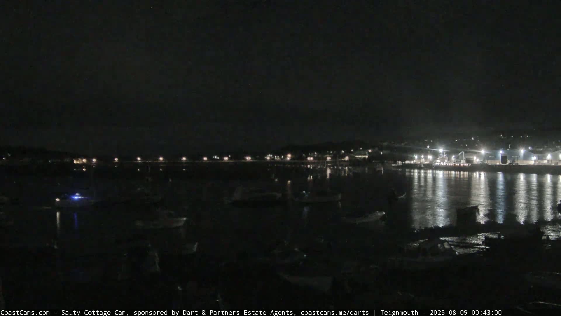 Teignmouth Marine, Teign River & Shalton Village Live Cam - Teignbridge, Devon, South West, England, United Kingdom