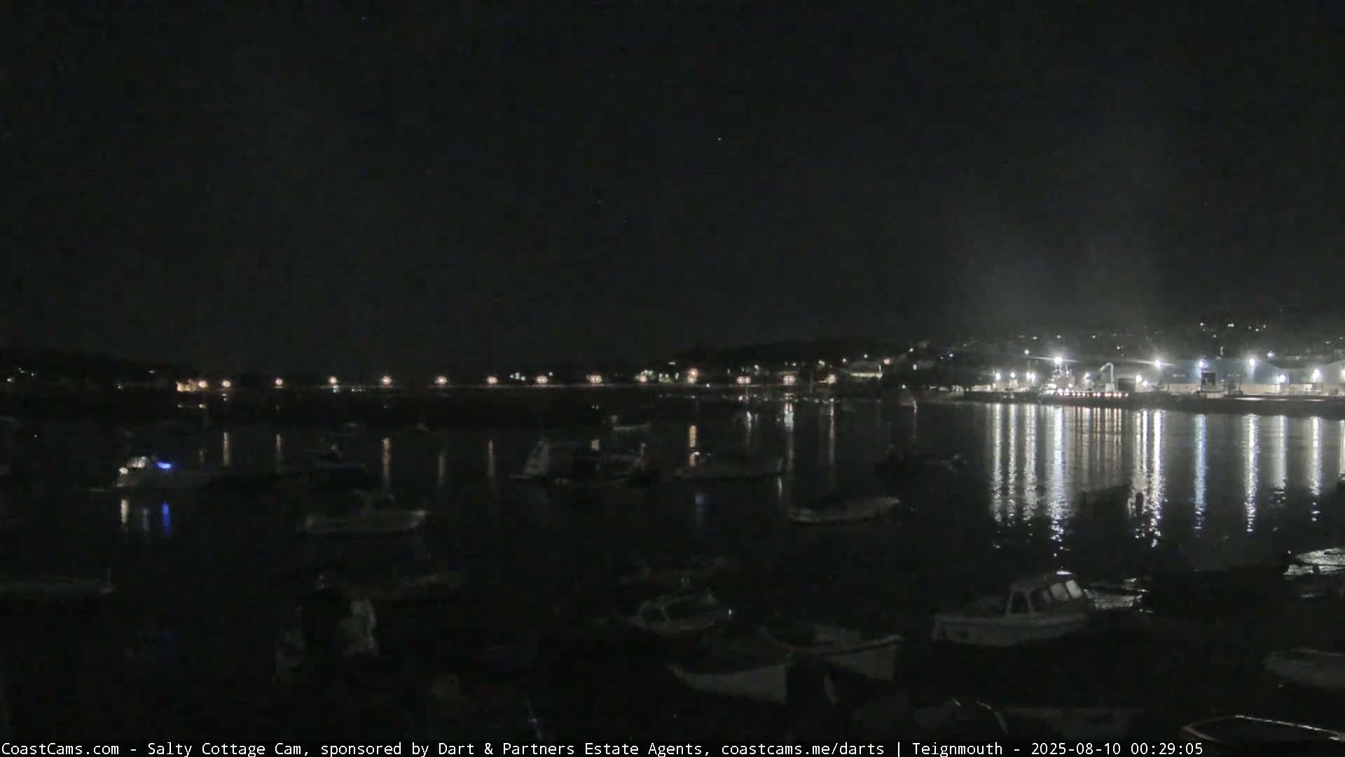 Teignmouth Marine, Teign River & Shalton Village Live Cam - Teignbridge, Devon, South West, England, United Kingdom
