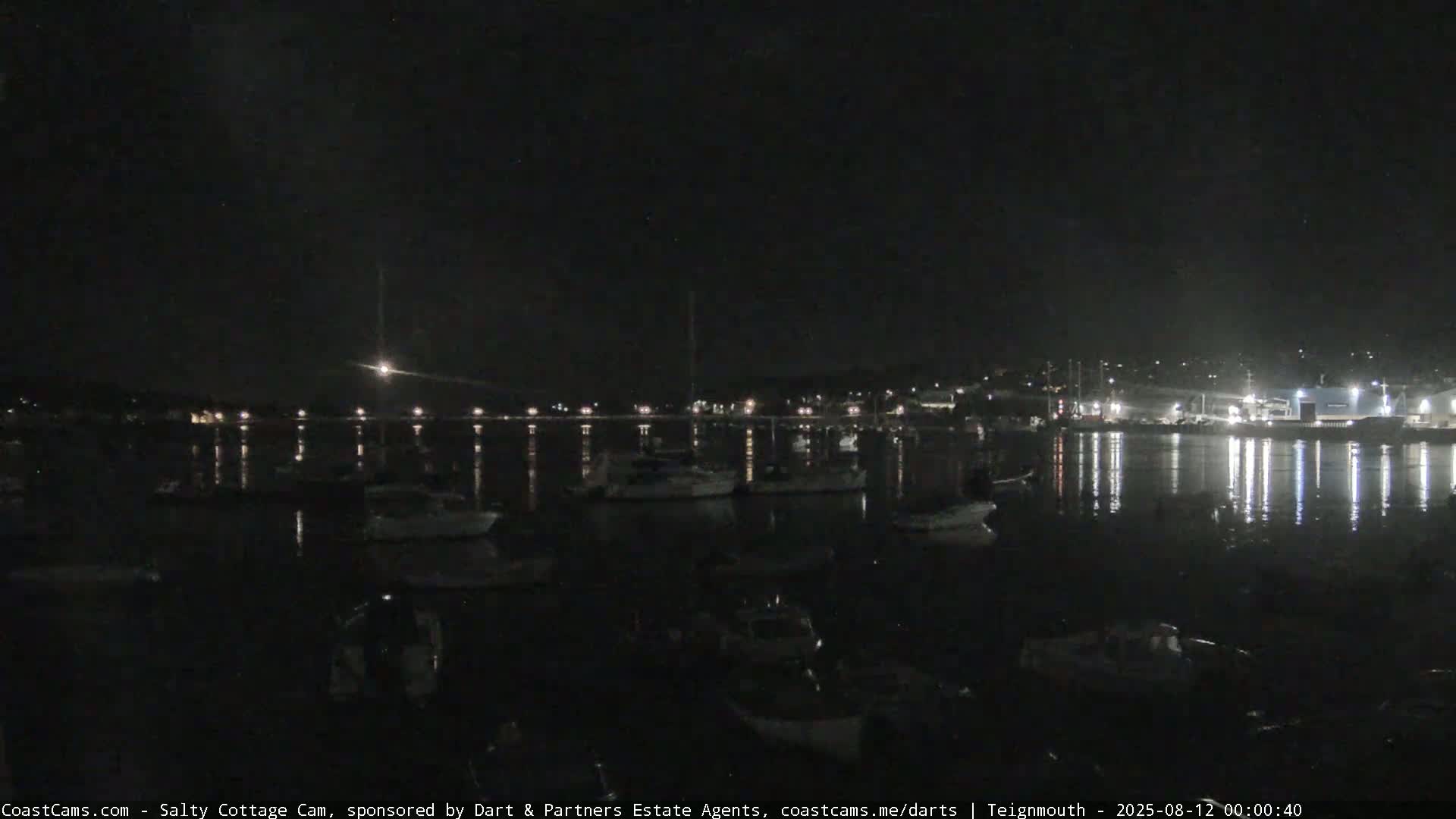 Teignmouth Marine, Teign River & Shalton Village Live Cam - Teignbridge, Devon, South West, England, United Kingdom