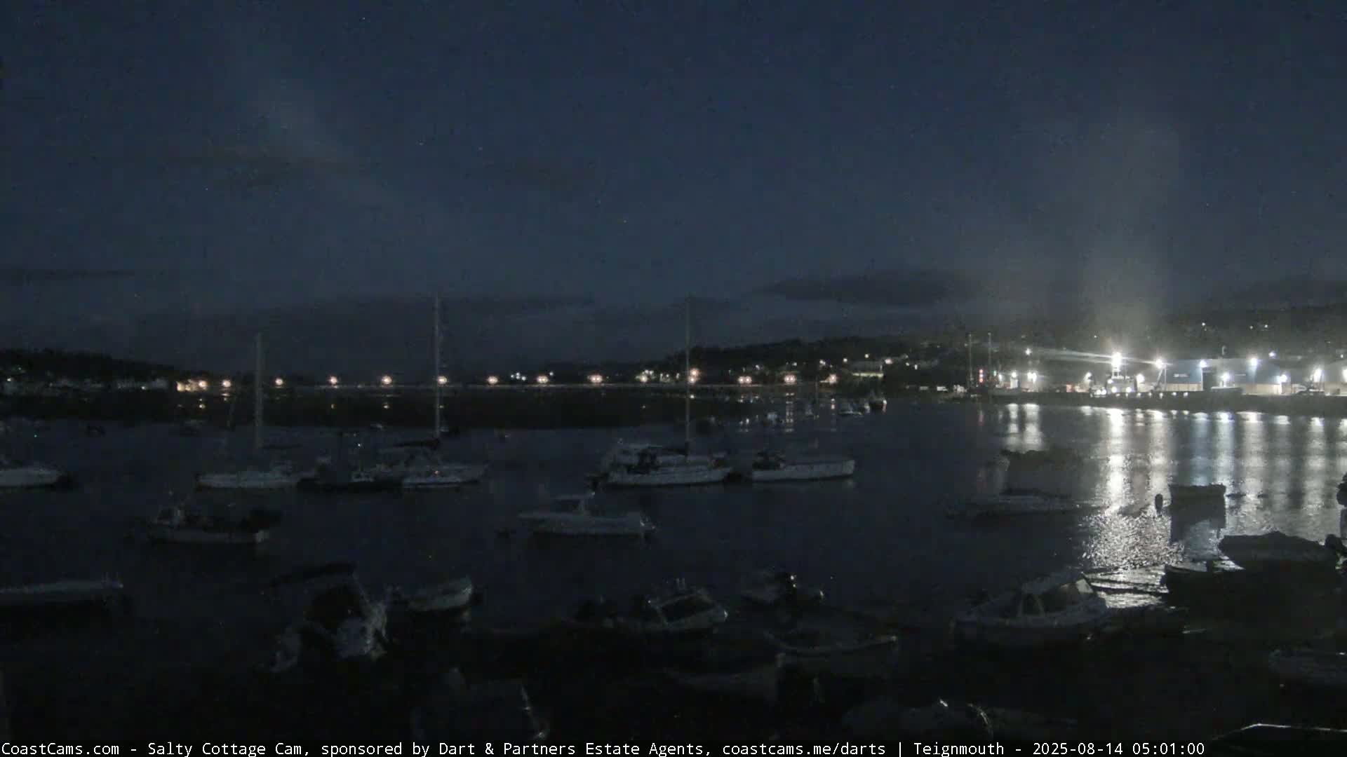 Teignmouth Marine, Teign River & Shalton Village Live Cam - Teignbridge, Devon, South West, England, United Kingdom