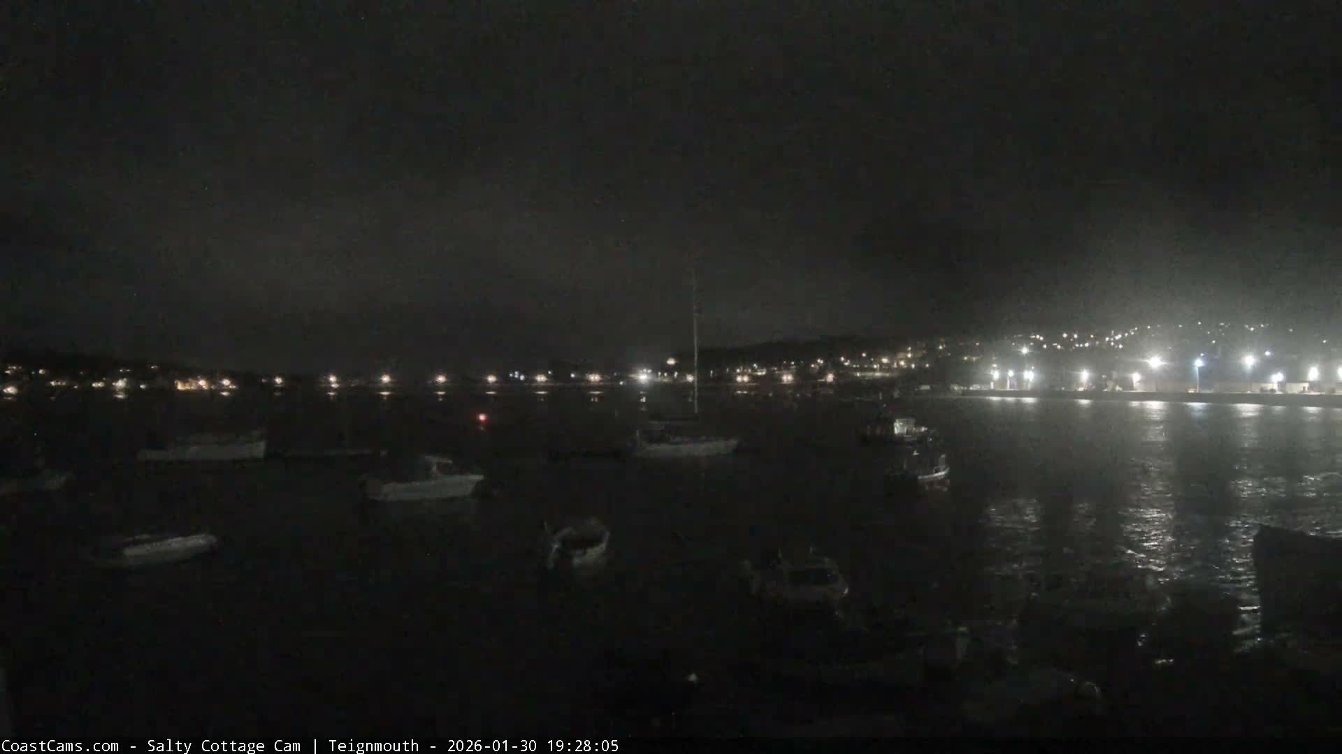 Teignmouth Marine, Teign River & Shalton Village Live Cam - Teignbridge, Devon, South West, England, United Kingdom