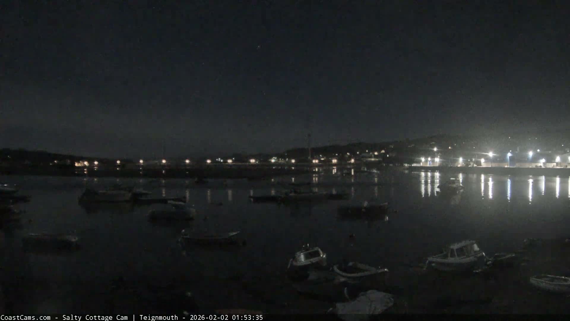 Teignmouth Marine, Teign River & Shalton Village Live Cam - Teignbridge, Devon, South West, England, United Kingdom