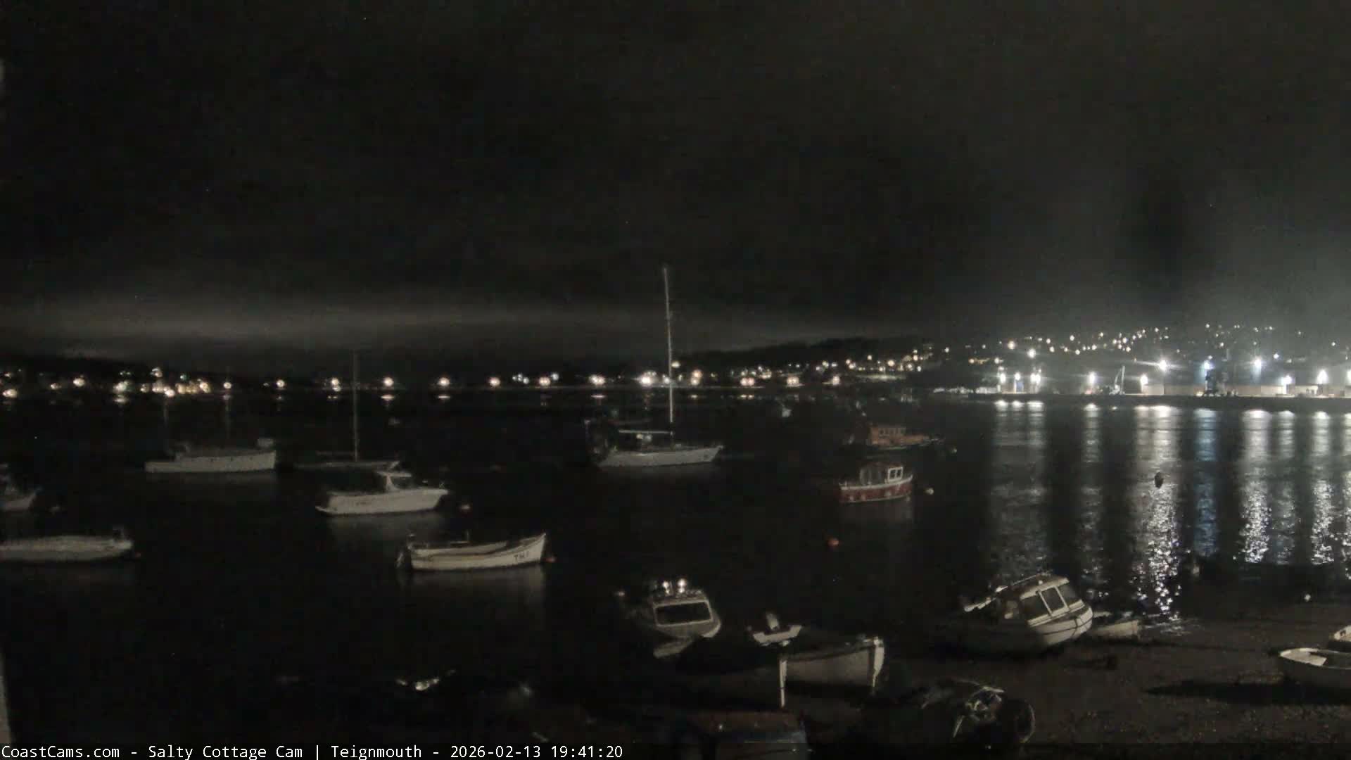 Teignmouth Marine, Teign River & Shalton Village Live Cam - Teignbridge, Devon, South West, England, United Kingdom
