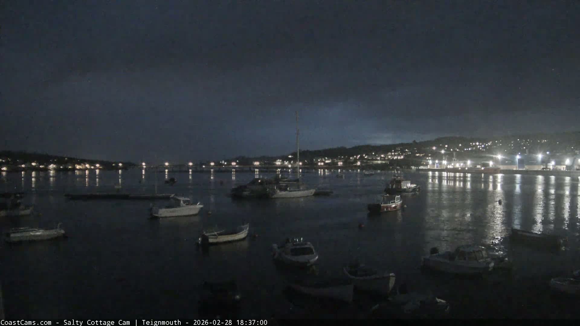 Teignmouth Marine, Teign River & Shalton Village Live Cam - Teignbridge, Devon, South West, England, United Kingdom