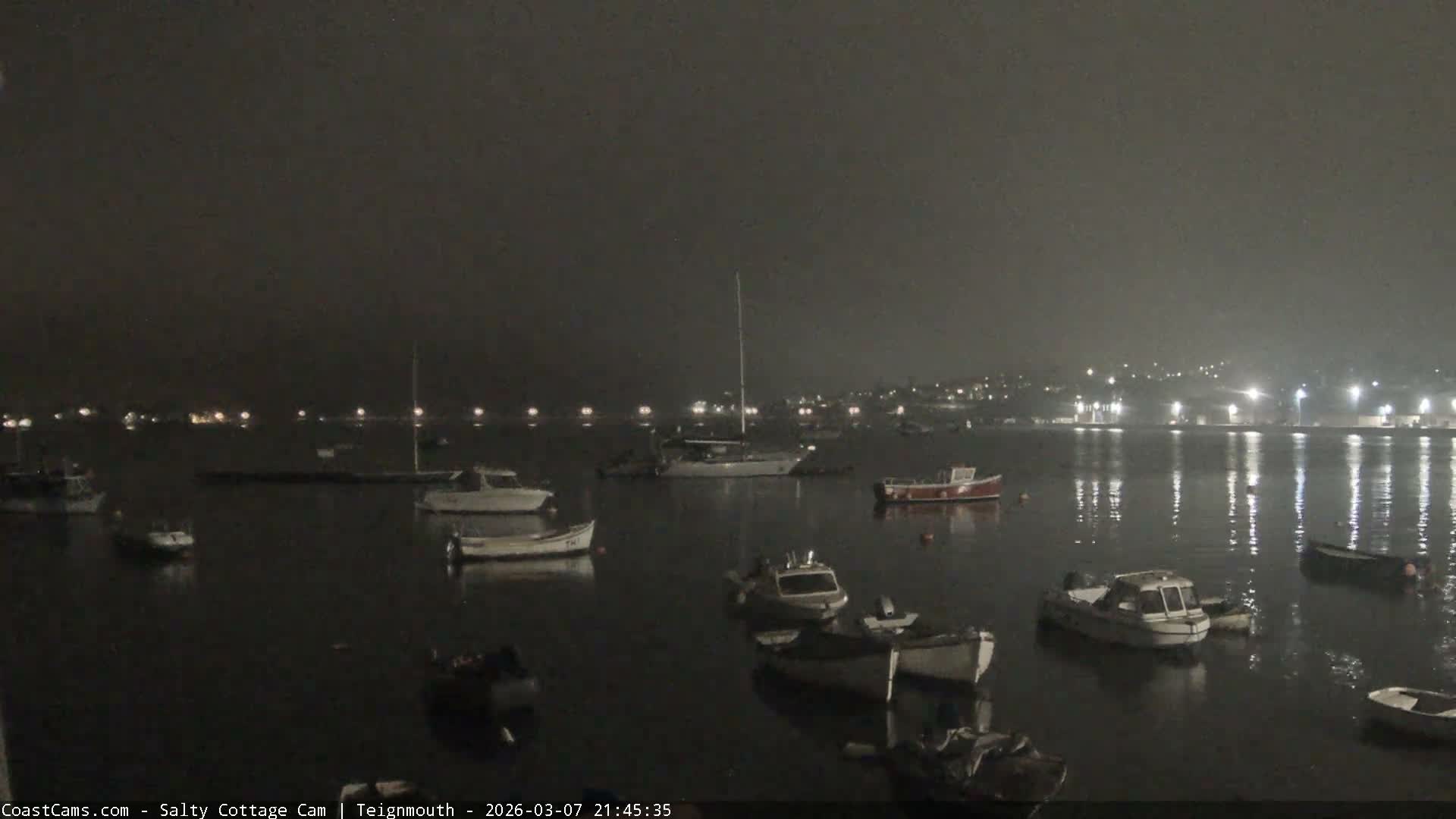 Teignmouth Marine, Teign River & Shalton Village Live Cam - Teignbridge, Devon, South West, England, United Kingdom
