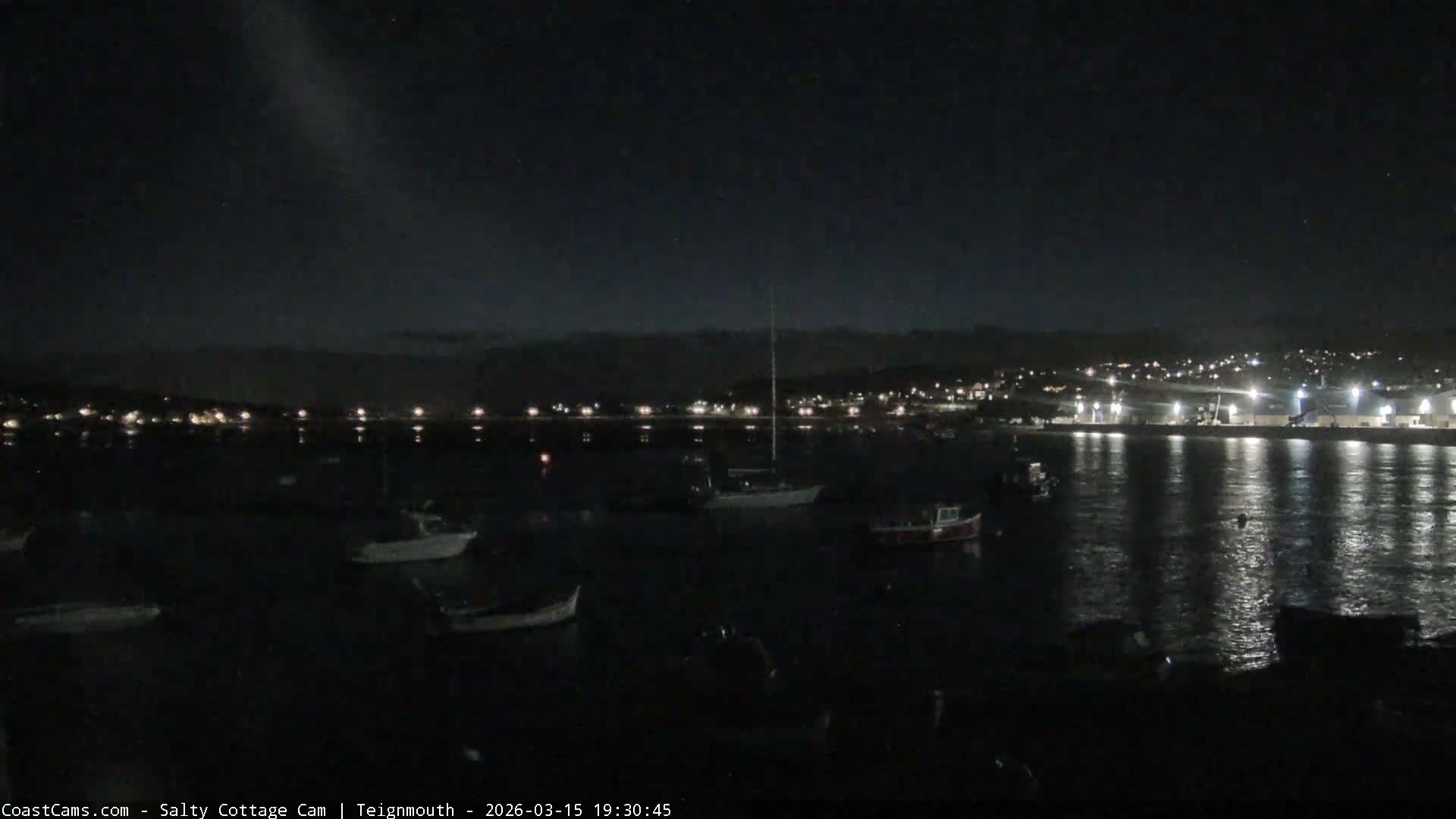 Teignmouth Marine, Teign River & Shalton Village Live Cam - Teignbridge, Devon, South West, England, United Kingdom