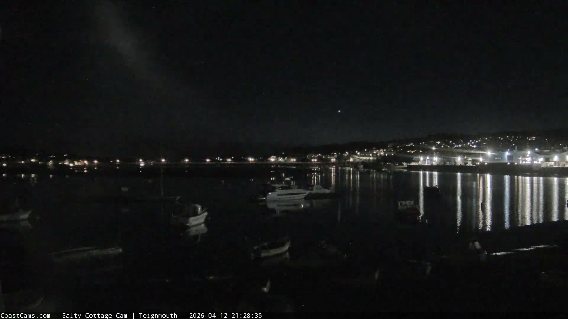Teignmouth Marine, Teign River & Shalton Village Live Cam - Teignbridge, Devon, South West, England, United Kingdom