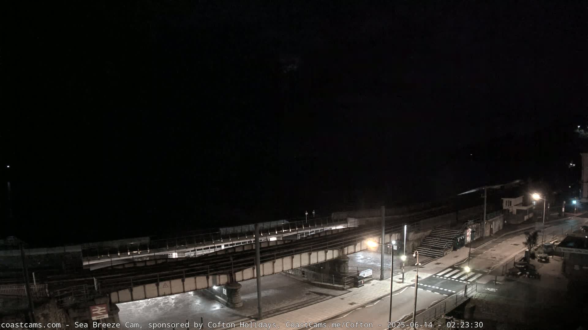 Dawlish Coast & Railway Station Live Cam - Teignbridge, Devon, South West, England, United Kingdom