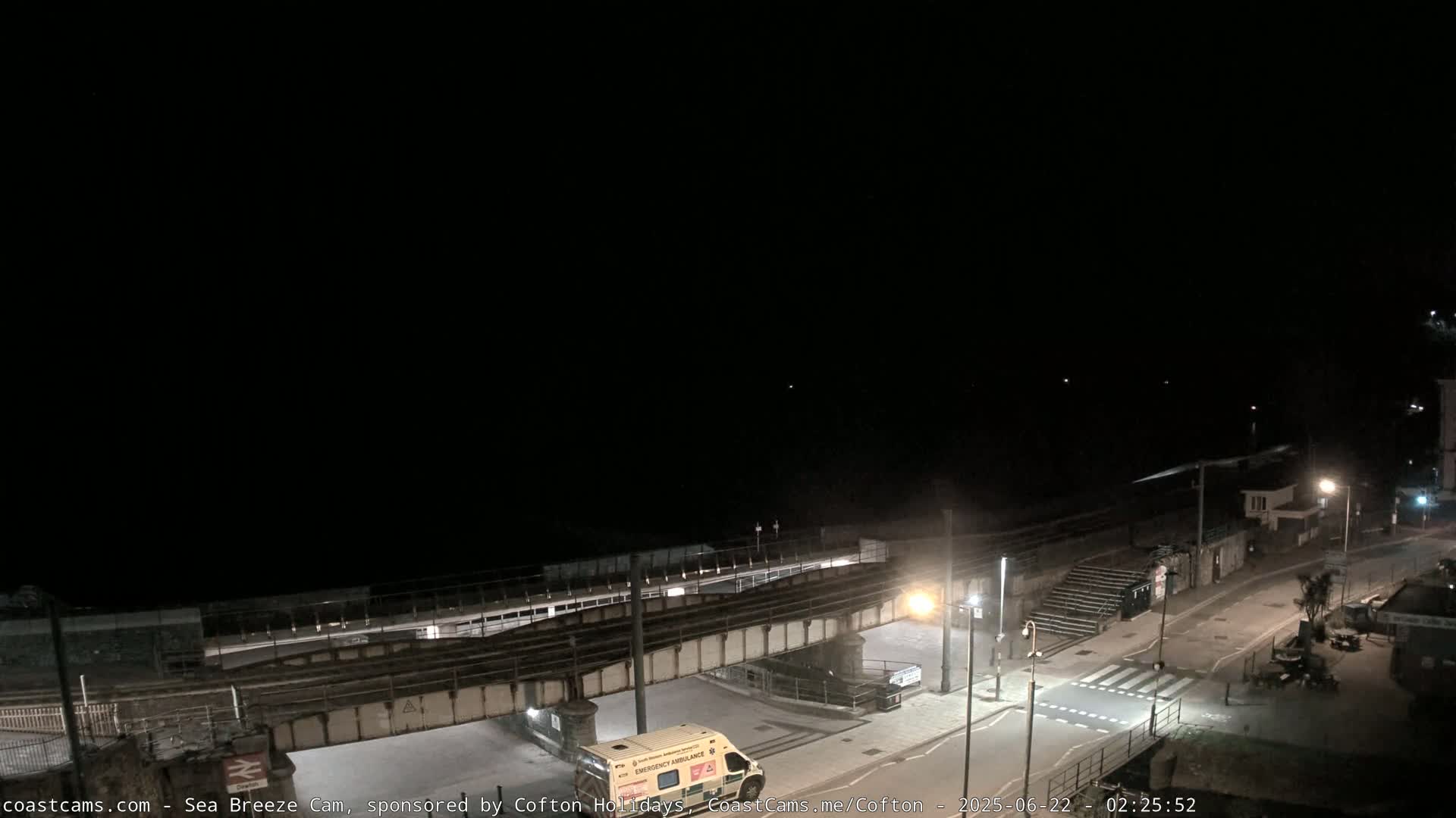 Dawlish Coast & Railway Station Live Cam - Teignbridge, Devon, South West, England, United Kingdom
