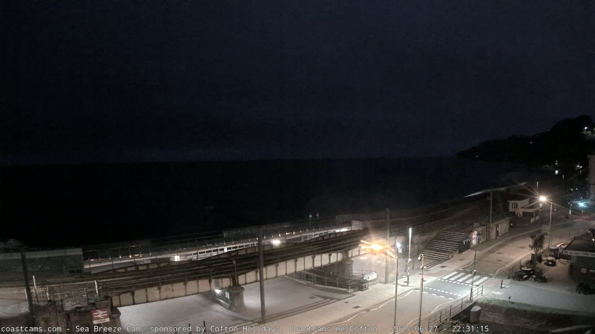 Dawlish Coast & Railway Station Live Cam - Teignbridge, Devon, South West, England, United Kingdom