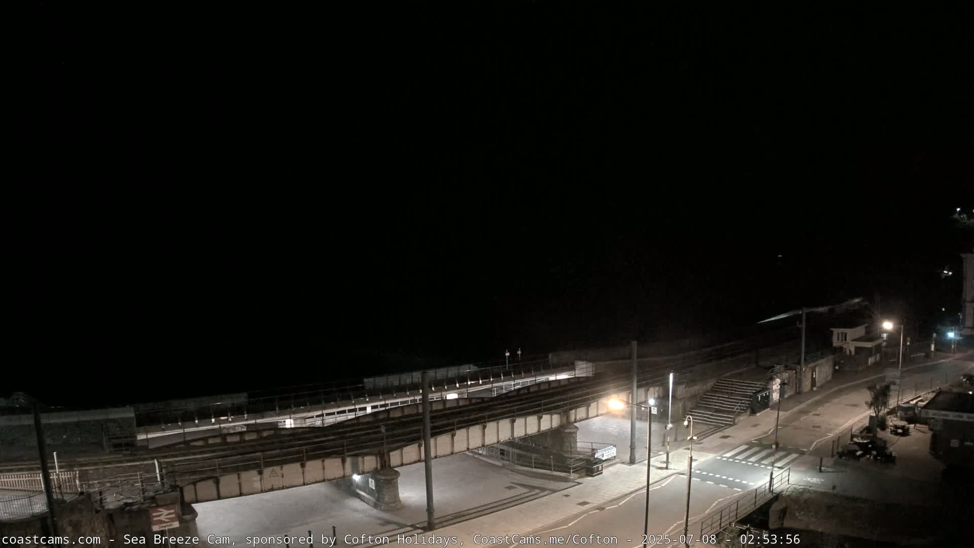 Dawlish Coast & Railway Station Live Cam - Teignbridge, Devon, South West, England, United Kingdom