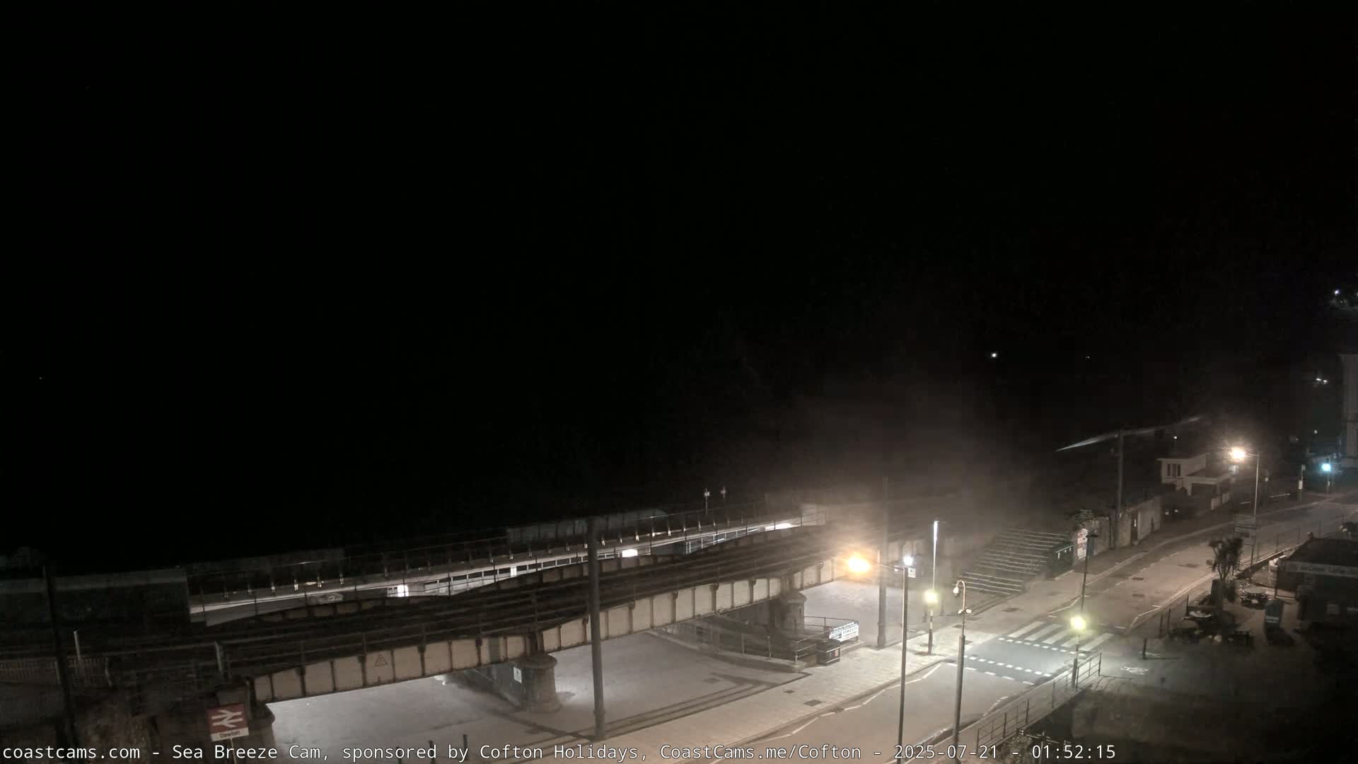 Dawlish Coast & Railway Station Live Cam - Teignbridge, Devon, South West, England, United Kingdom