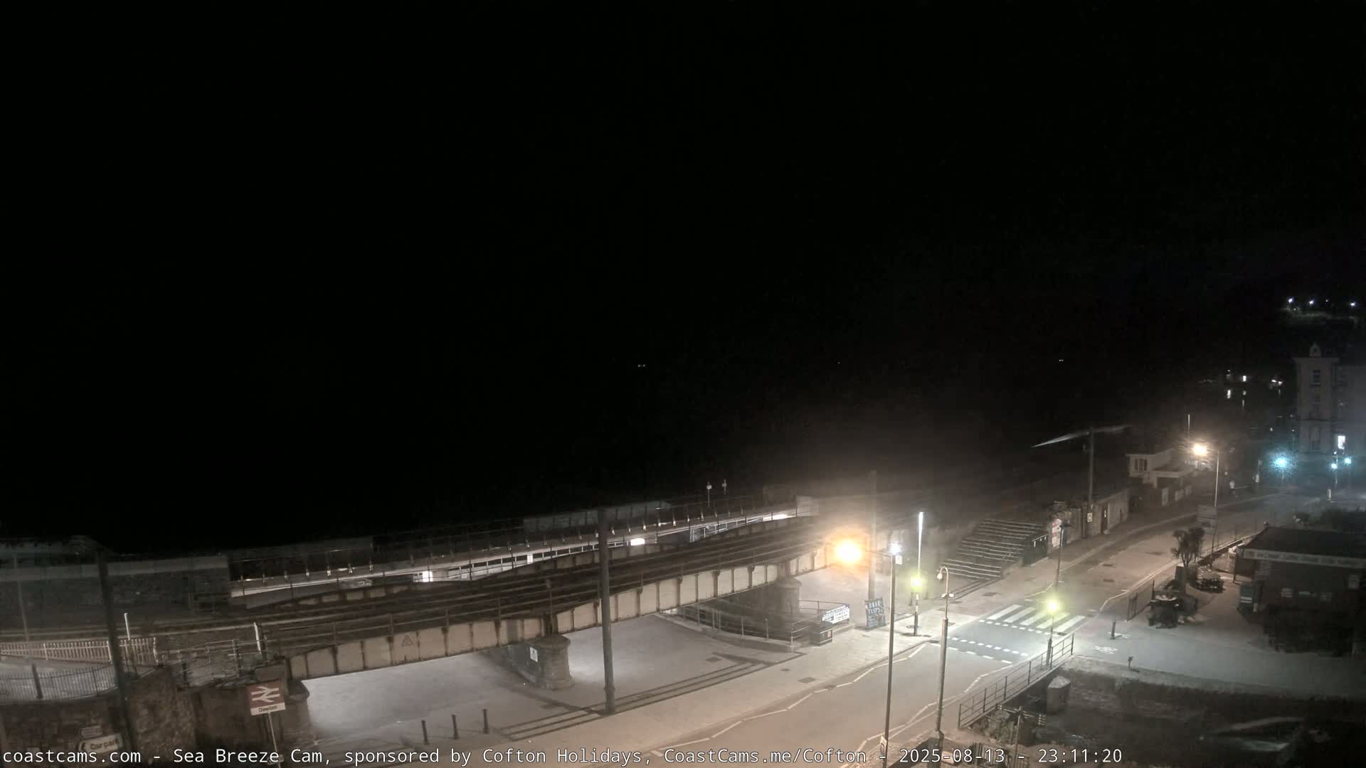 Dawlish Coast & Railway Station Live Cam - Teignbridge, Devon, South West, England, United Kingdom