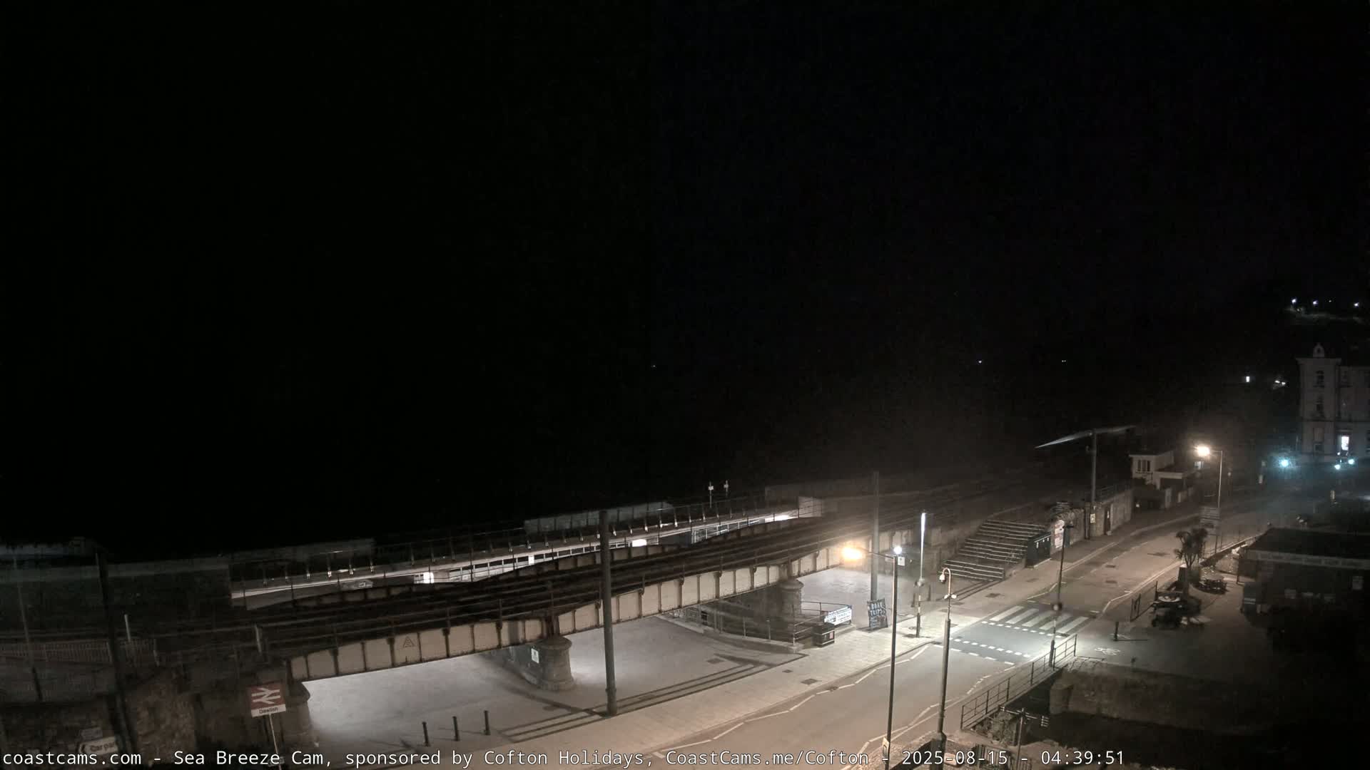 Dawlish Coast & Railway Station Live Cam - Teignbridge, Devon, South West, England, United Kingdom