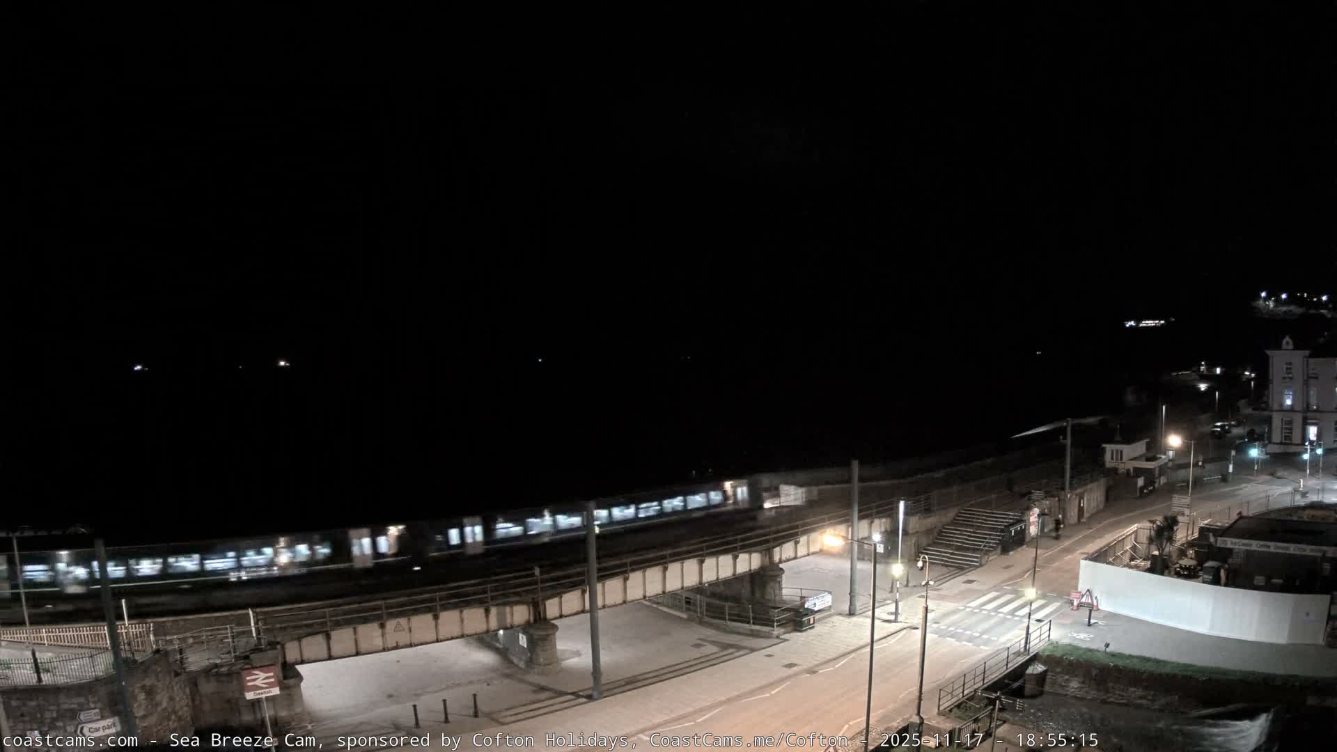 Dawlish Coast & Railway Station Live Cam - Teignbridge, Devon, South West, England, United Kingdom