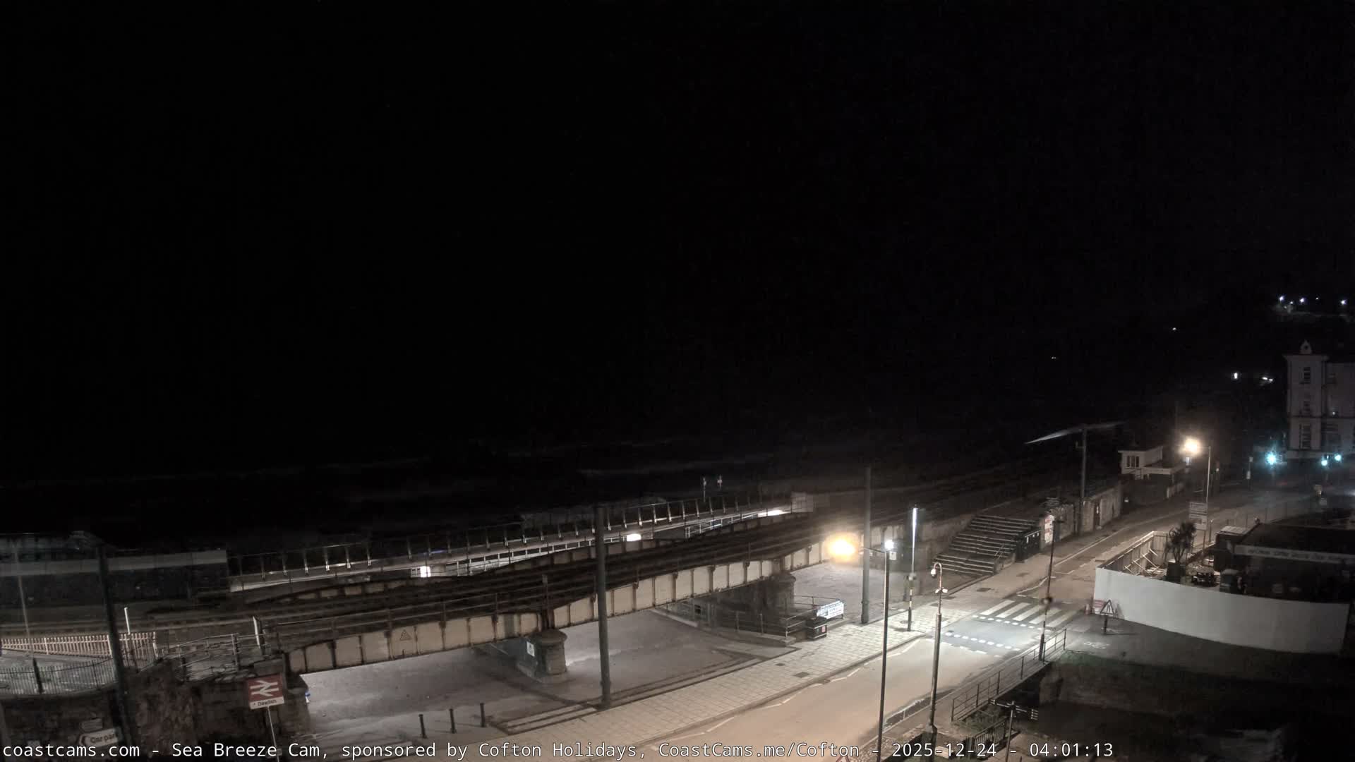 Dawlish Coast & Railway Station Live Cam - Teignbridge, Devon, South West, England, United Kingdom