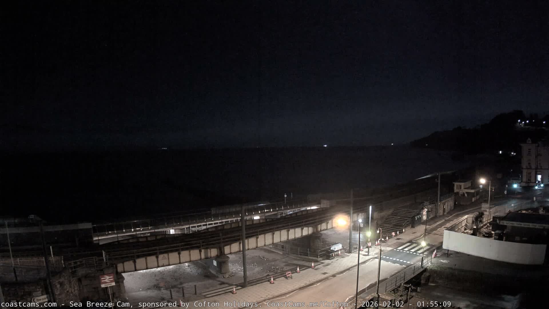 Dawlish Coast & Railway Station Live Cam - Teignbridge, Devon, South West, England, United Kingdom