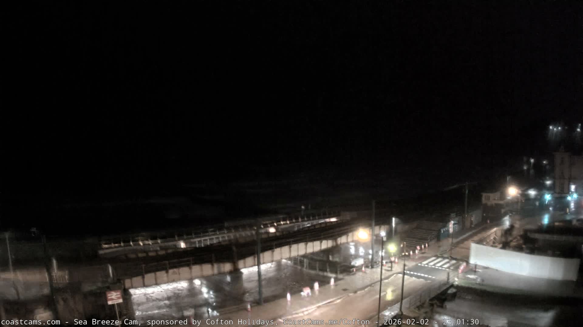 Dawlish Coast & Railway Station Live Cam - Teignbridge, Devon, South West, England, United Kingdom