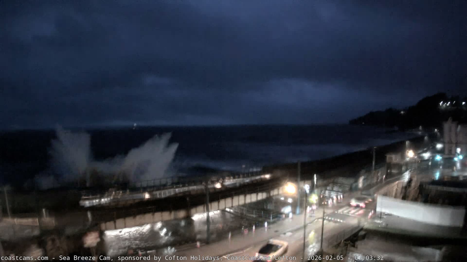 Dawlish Coast & Railway Station Live Cam - Teignbridge, Devon, South West, England, United Kingdom