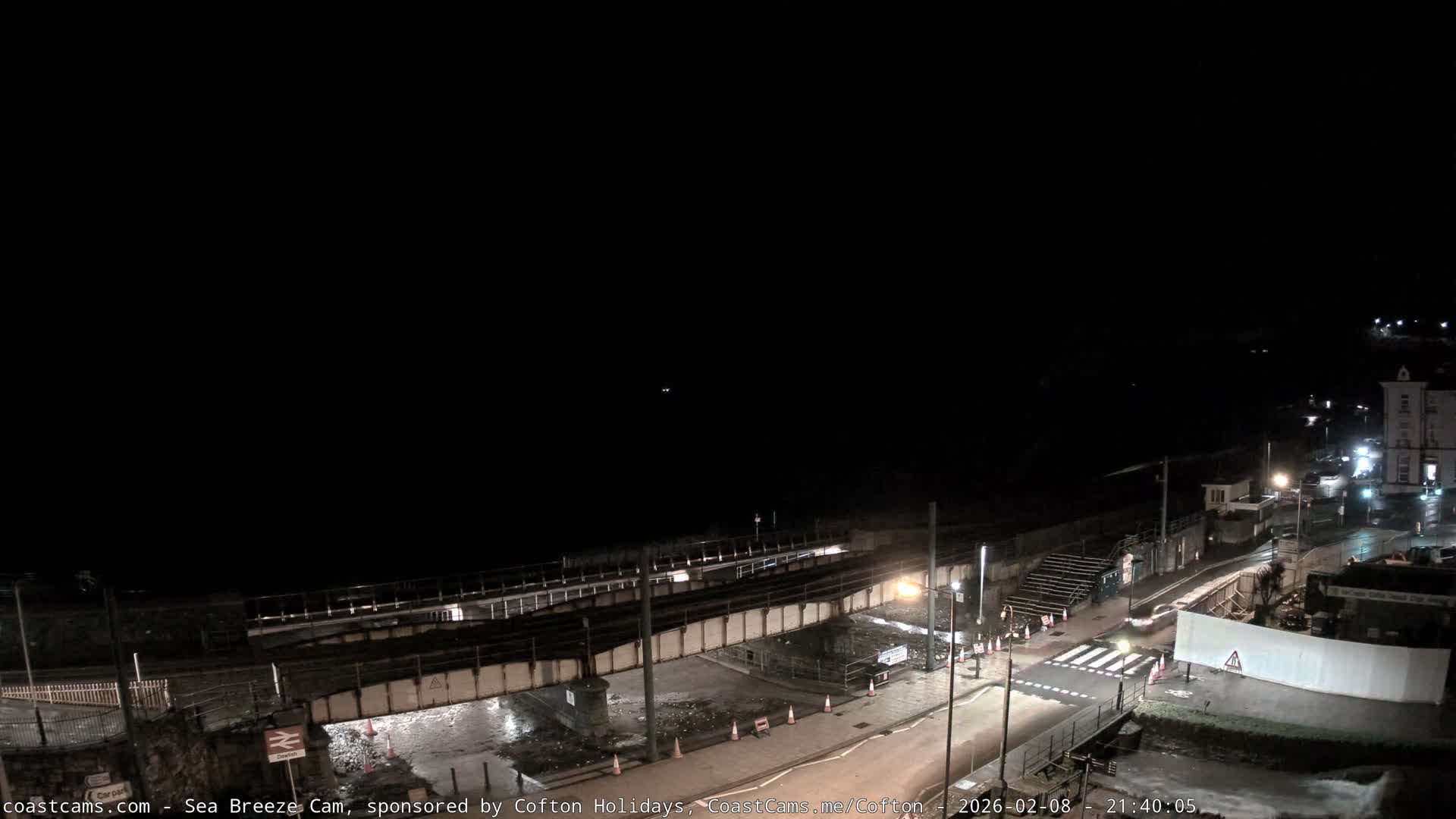 Dawlish Coast & Railway Station Live Cam - Teignbridge, Devon, South West, England, United Kingdom