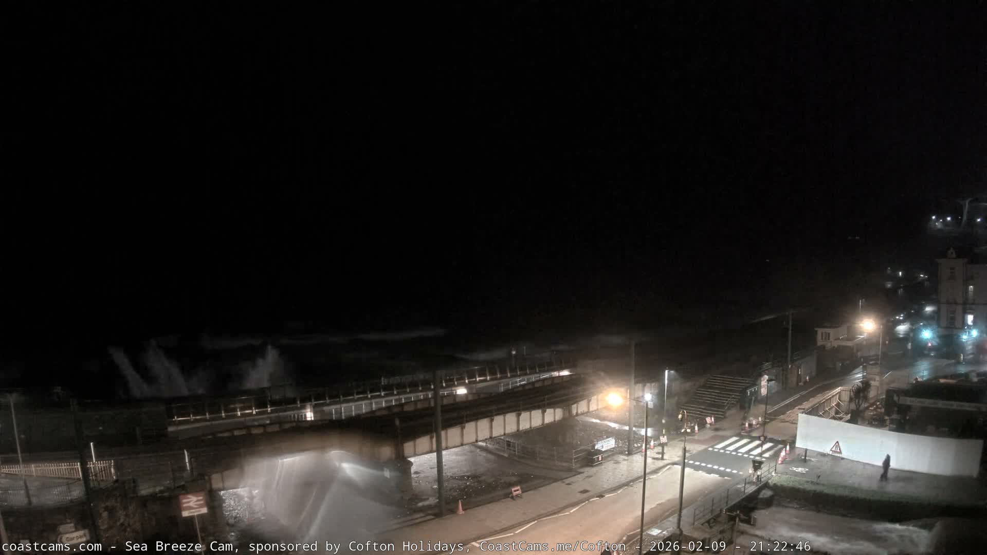 Dawlish Coast & Railway Station Live Cam - Teignbridge, Devon, South West, England, United Kingdom