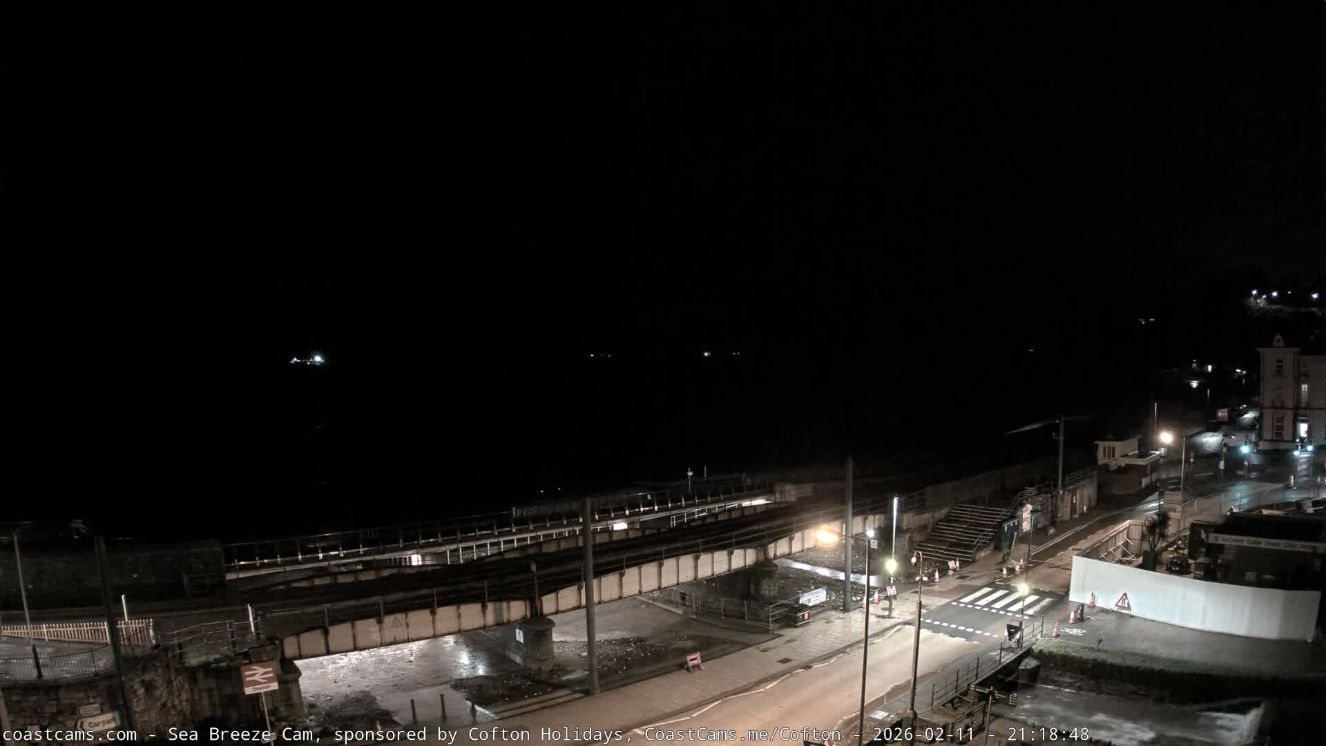 Dawlish Coast & Railway Station Live Cam - Teignbridge, Devon, South West, England, United Kingdom